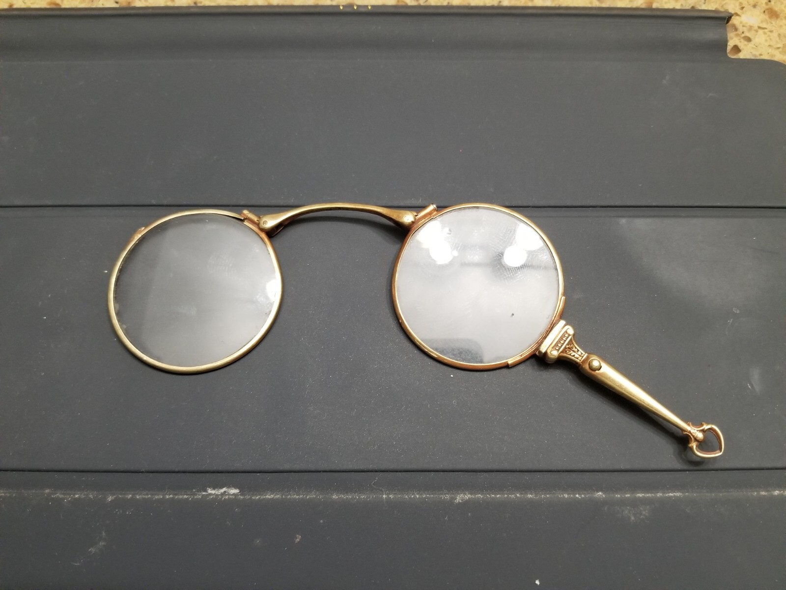 Victorian Opera Glasses Solid 14k Yellow Gold C. 1886 9.8 Grams