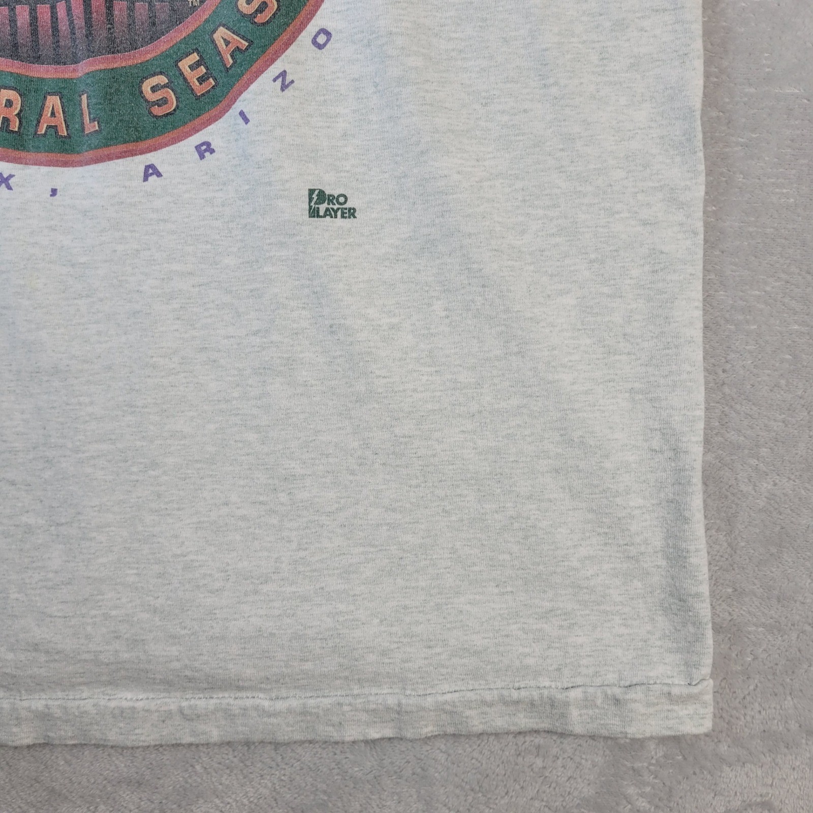 Pro Player Phoenix Coyotes T-Shirt Mens XXL Gray 1996 Inaugural Season Vintage
