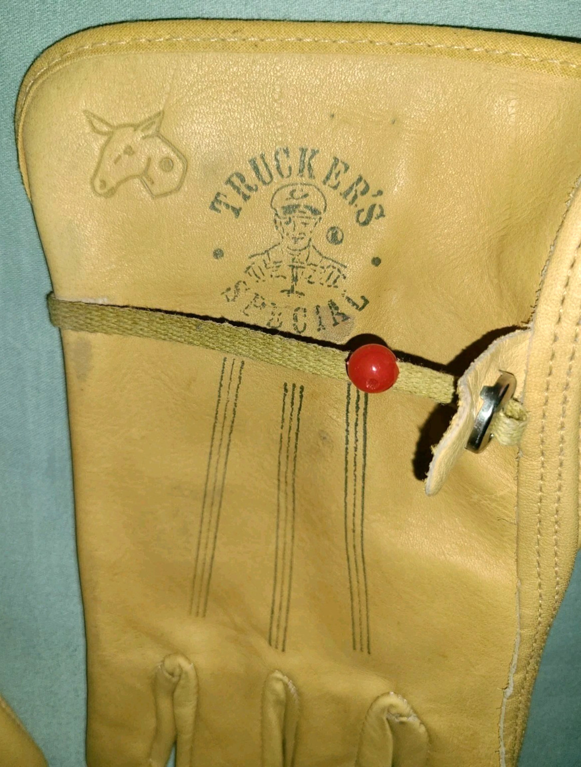 Vtg “Trucker’s Special” Wells Lamont leather gloves, men’s L – Freddy Krueger