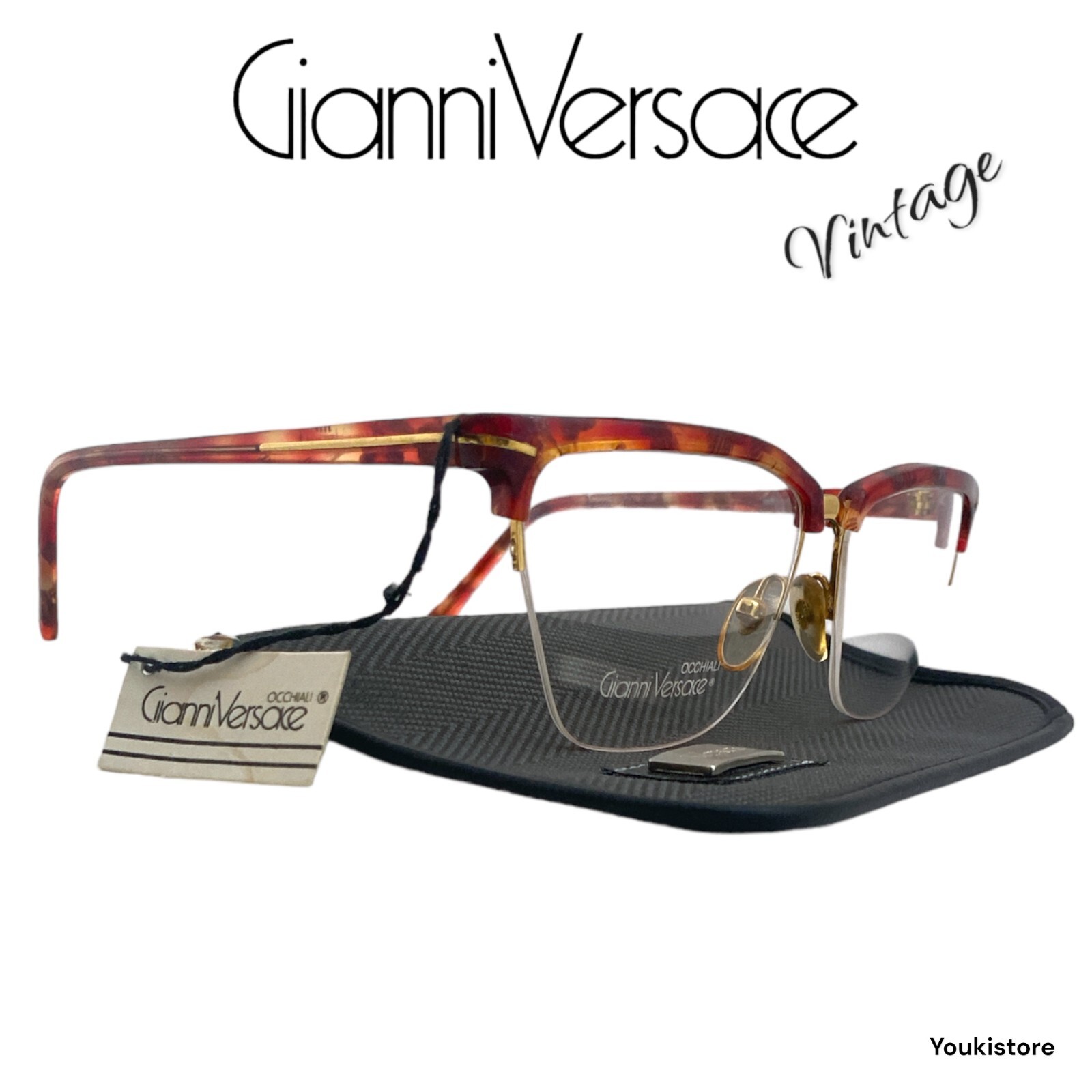 GIANNI VERSACE eyeglasses MOD 343 959 RARE VINTAGE 80s eyeglasses Italy