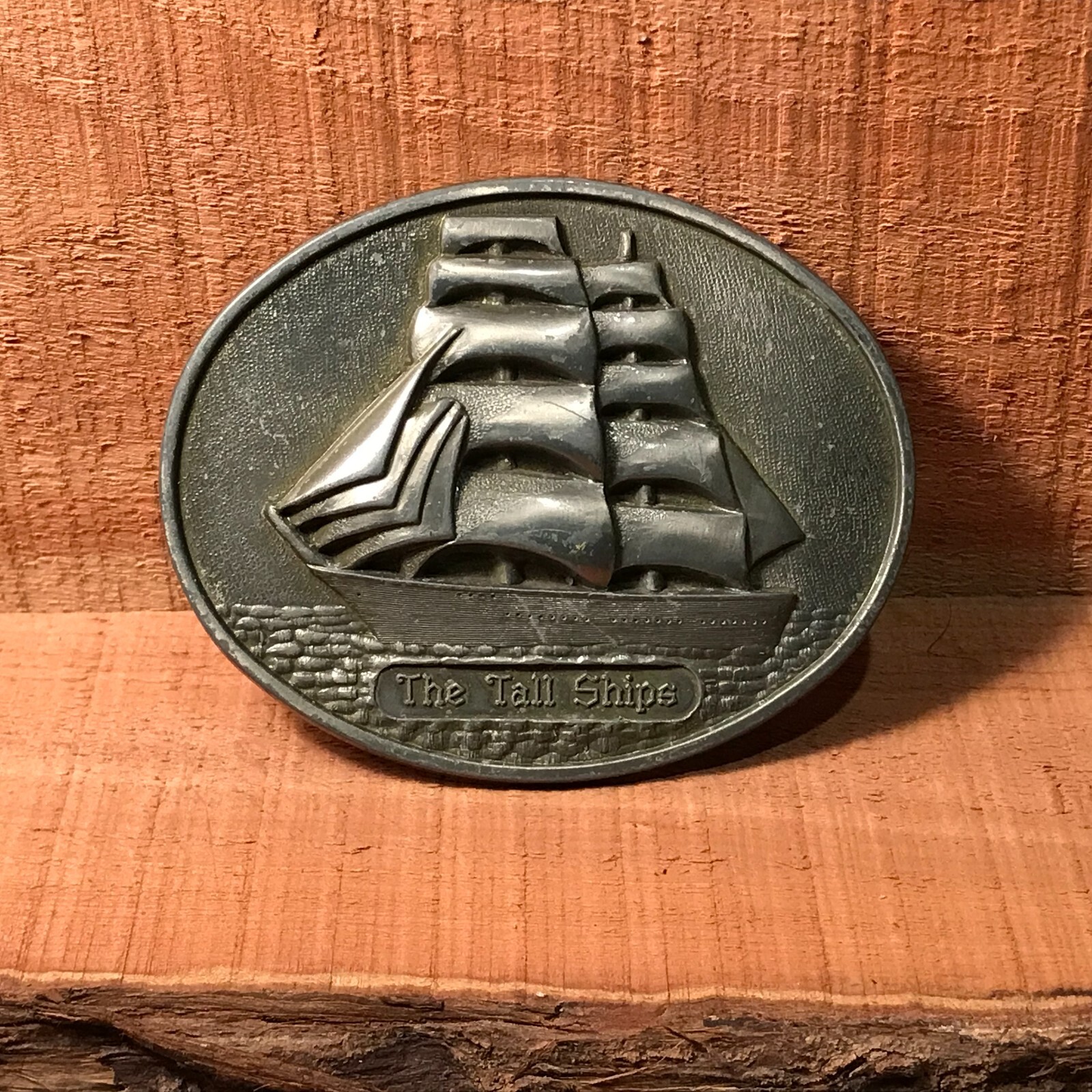 Vintage The Tall Ships Belt Buckle