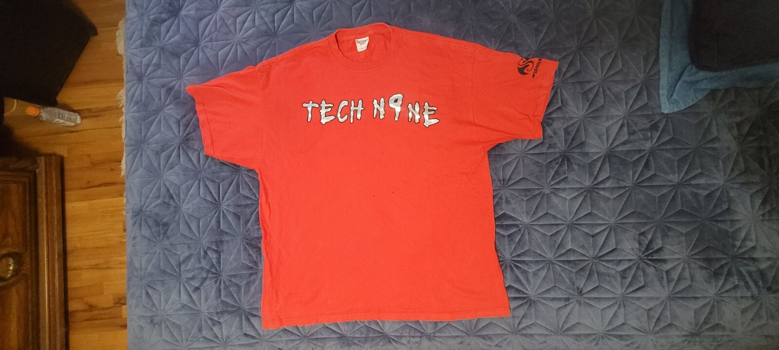 Tech N9ne Embroidered 2XL red T-shirt Absolute Power Rare OG ICP Twiztid Strange