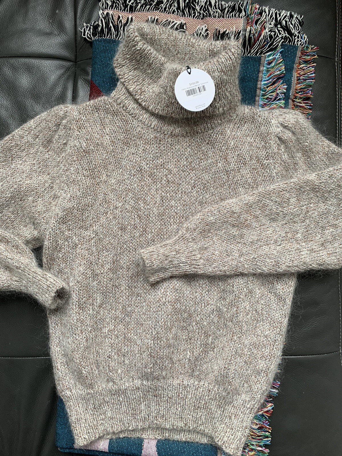 1980s Heathered Mohair Turtleneck Sweater – Women’s Small ~ $155.00
