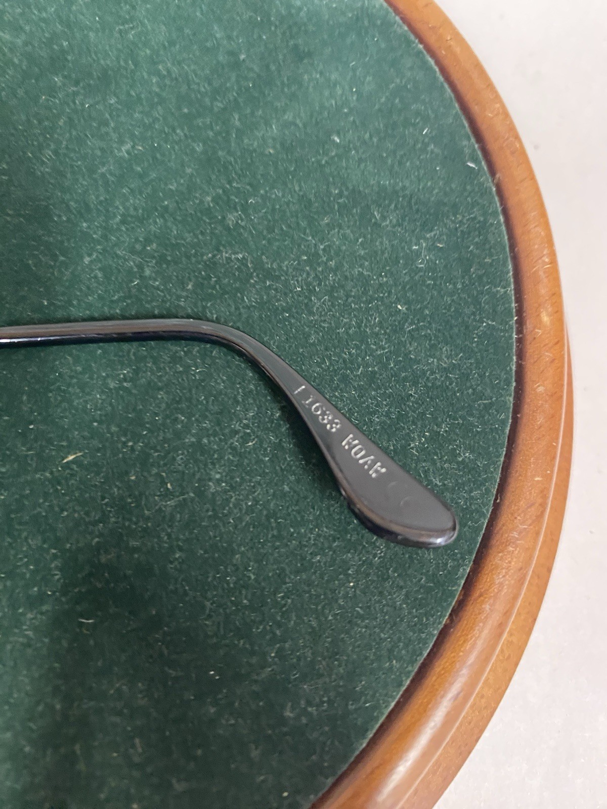 Vintage Bausch Lomb Ray Ban Aviator Driving Mirror Black Frame Sunglasses