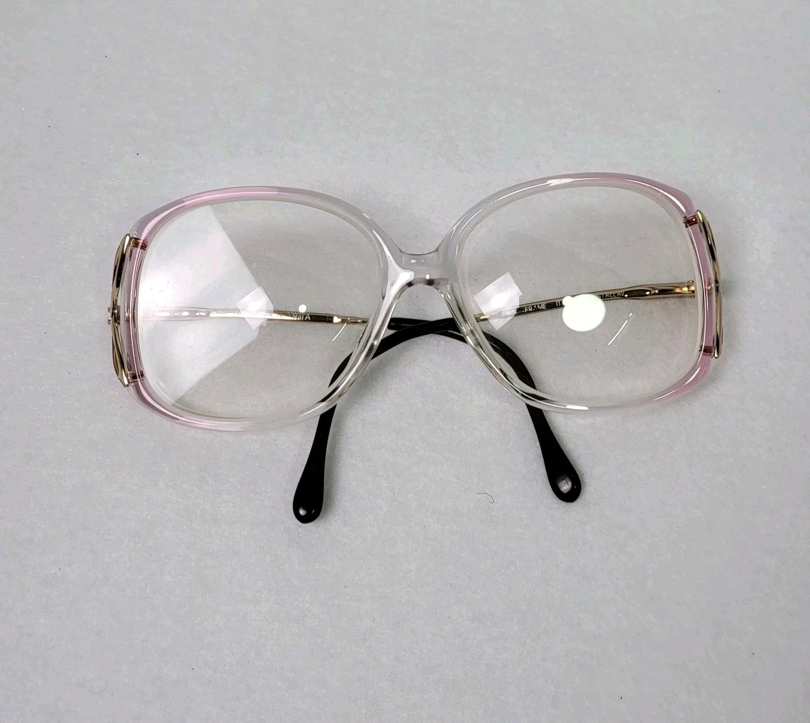 VTG BerDel Sferoflex RITA Cristallav Eyeglasses Frame Italy 1/25 Gold Filled