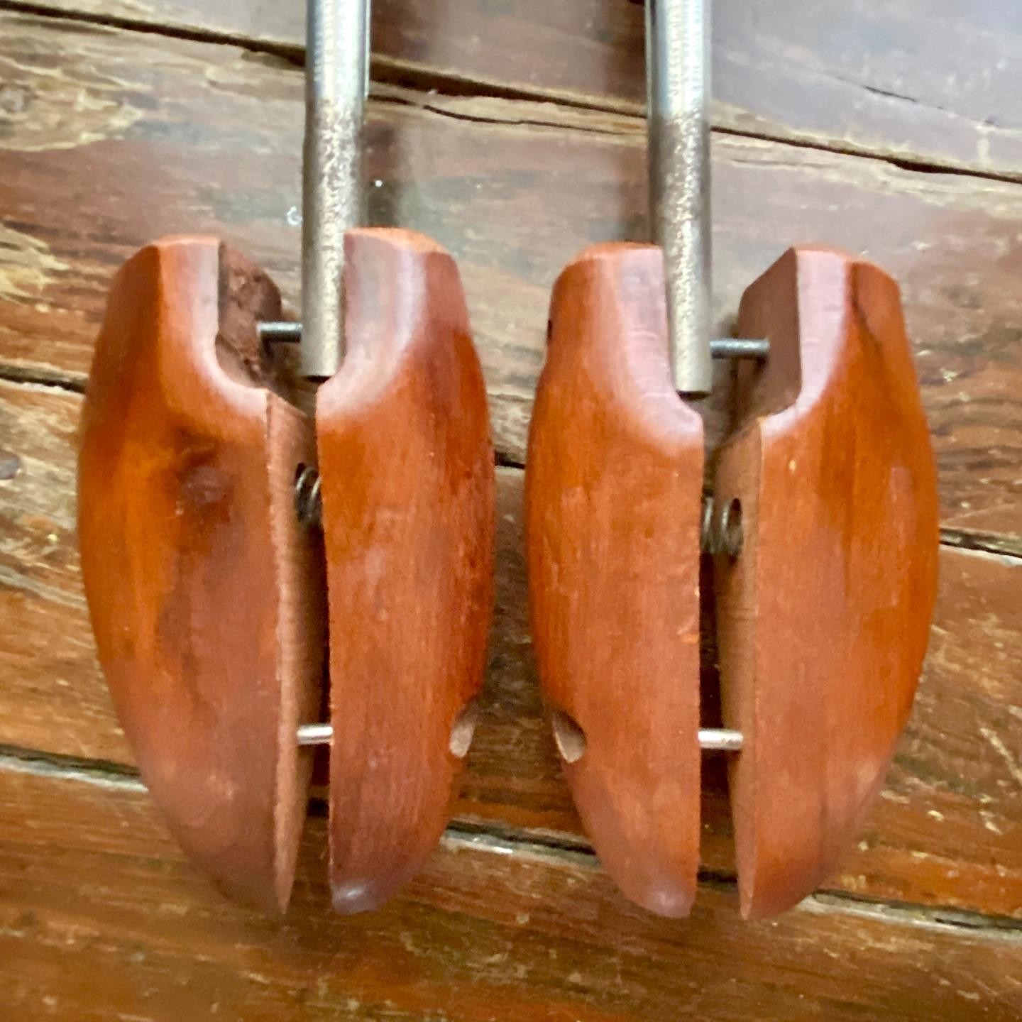 Rochester SHOE KEEPERS No 3 MOHAWK Wooden Split Toe Stretchers Trees 11 1/2”