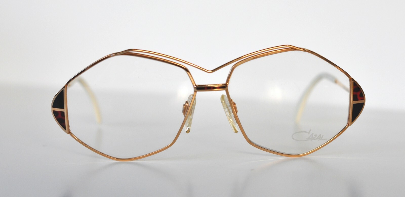 Cazal Vintage Eyeglasses – NOS- Model 233 – Col.97/049 -Gold & Black & Brown