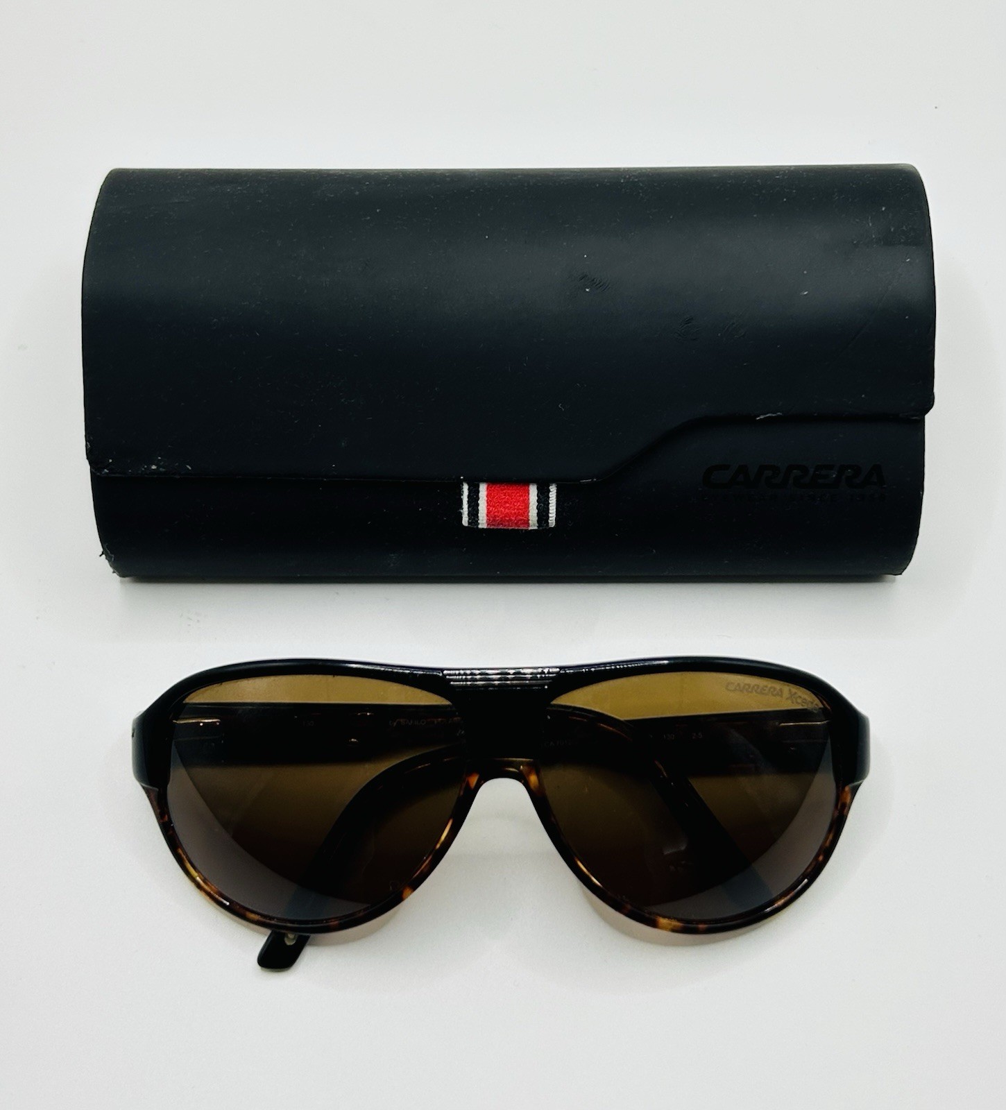 Carrera Sunglasses Tortoise/Black Aviator CA7012 Xcede Lenses by Safilo