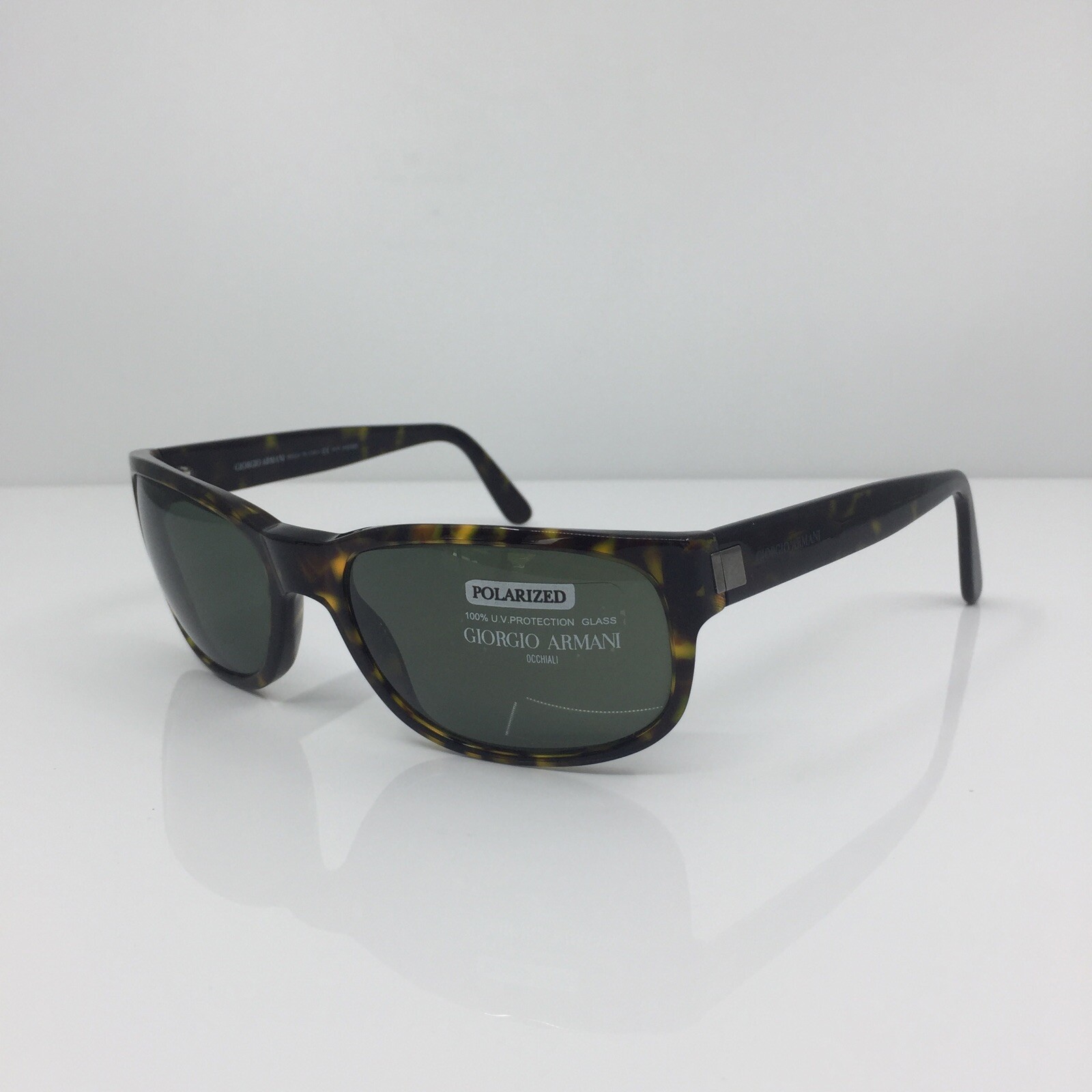 Vintage Giorgio Armani 2540 Polarized Sunglasses GA 2540 C. 063 Tortoise 56-18mm