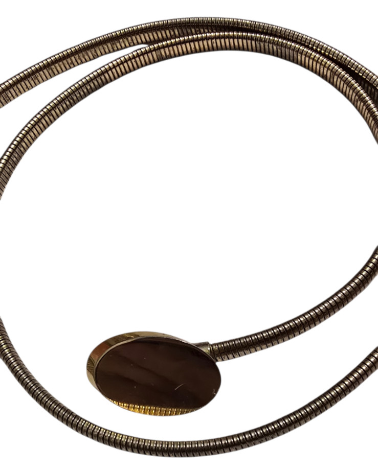 Vintage Metal Gold Tone Belt 70’s Jewelry Like Appearance Chain Retro 12.5″ in.