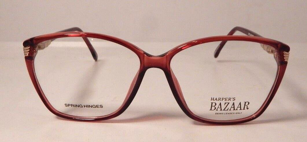 Vintage HARPER’S BAZAAR 17 Wine 55/14 Eyeglass Frame New Old Stock