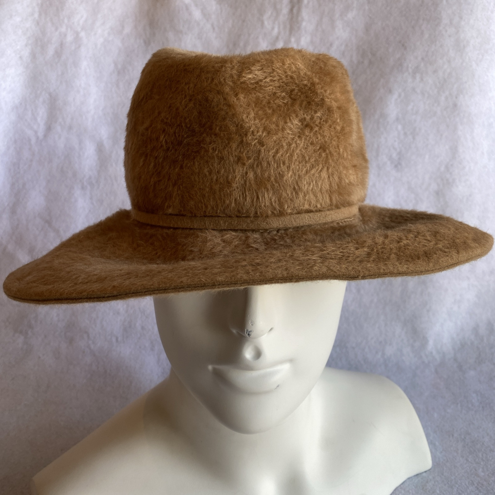 Empress Hat Faux Fur Felt Made In WESTERN GERMANY William New York Vintage EUC