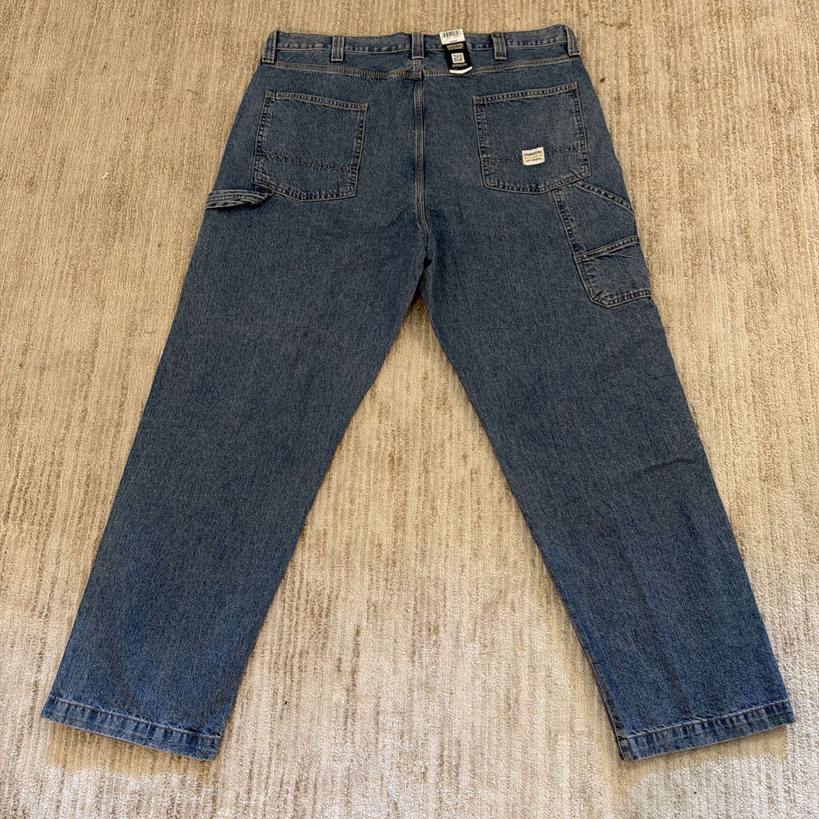 Signature by Levi Strauss Carpenter Jeans Men’s 42×32 100% Cotton