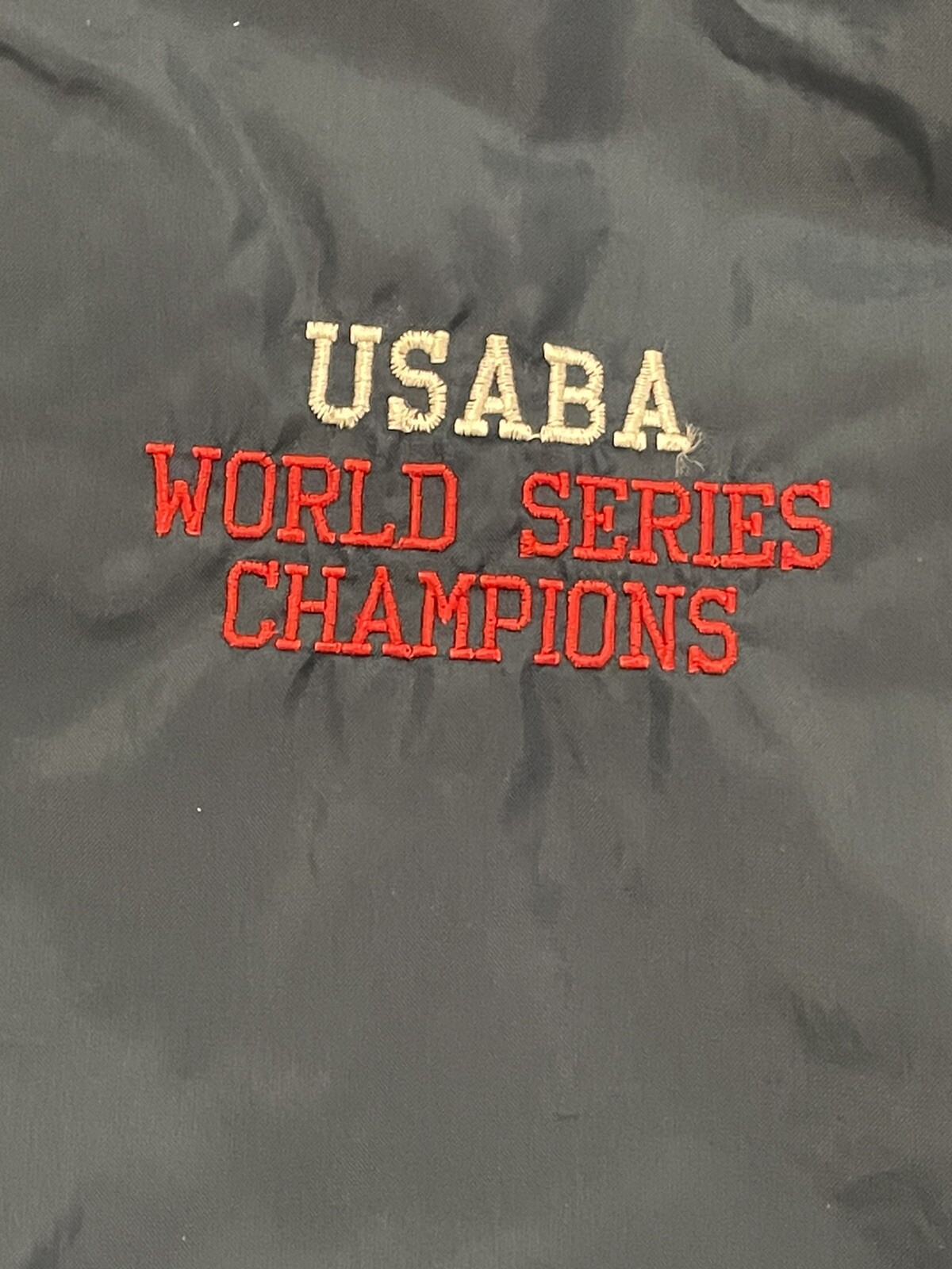 Vintage USABA World Series Champions Central Valley Windbreaker Jacket XL