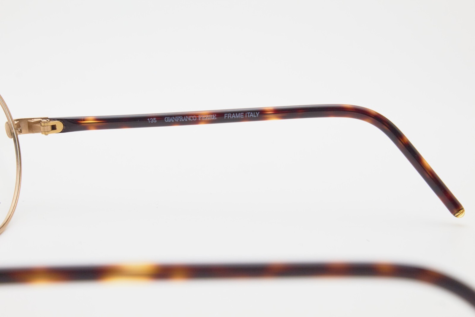 Vintage GIANFRANCO FERRE Slim Metal Oval Eyeglasses 90s | Office Siren Old Money