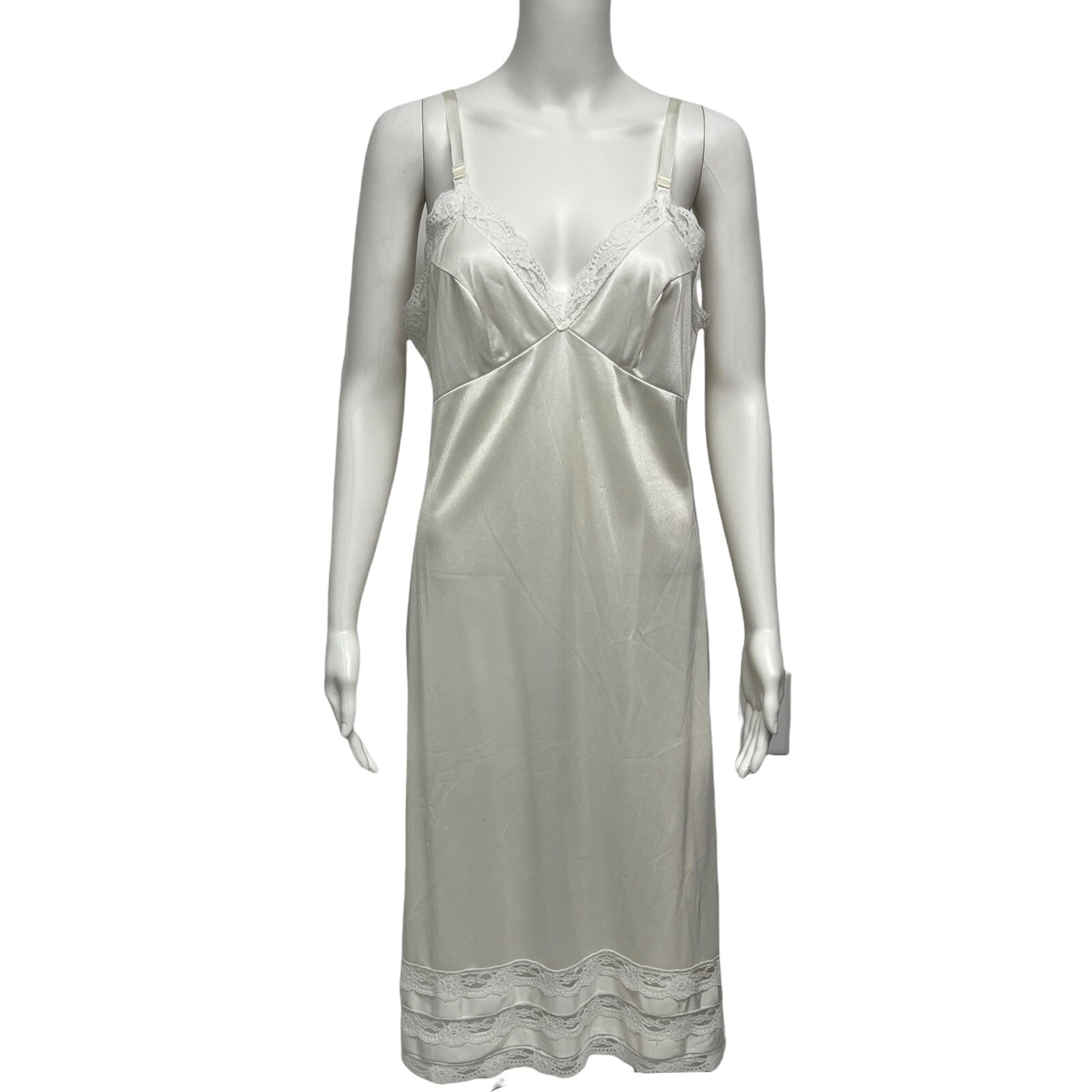 Vintage Movie Star women’s intimates sleepwear lace nightgown Made in USA sz 38