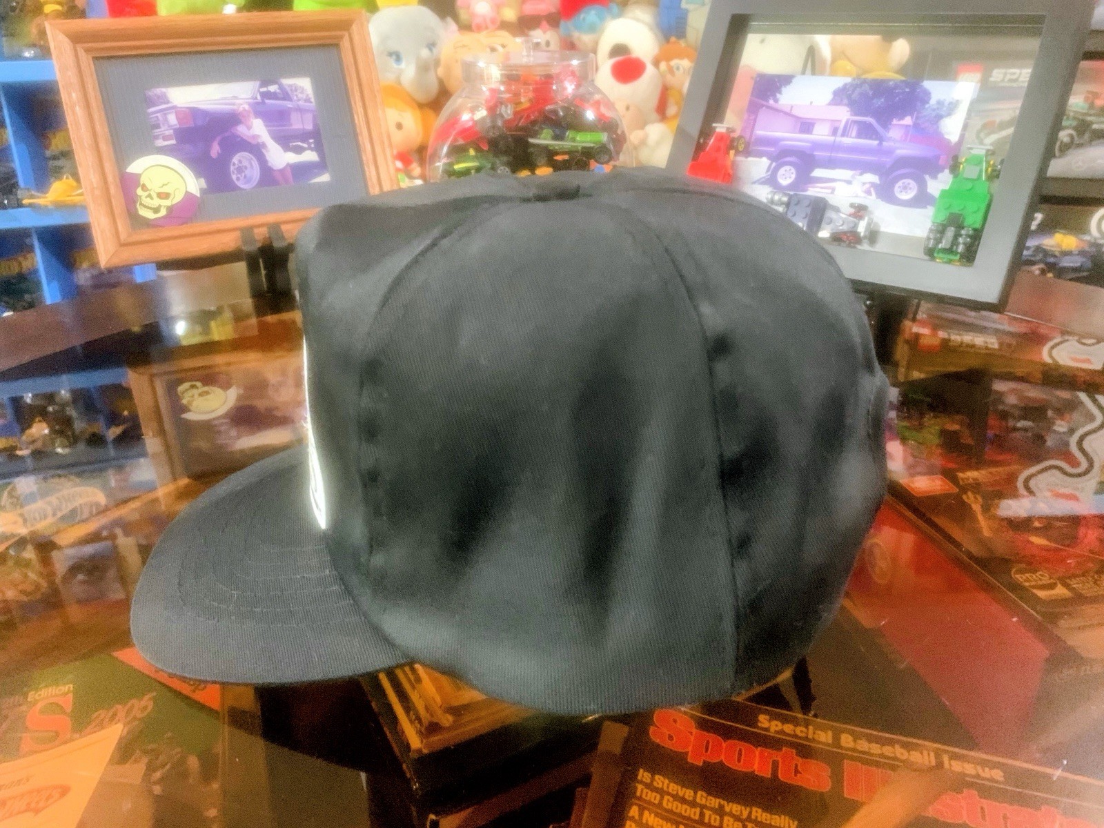 Vintage Rare Colorado Rockies MLB Baseball Sports Patch Hat Black Cap Snapback