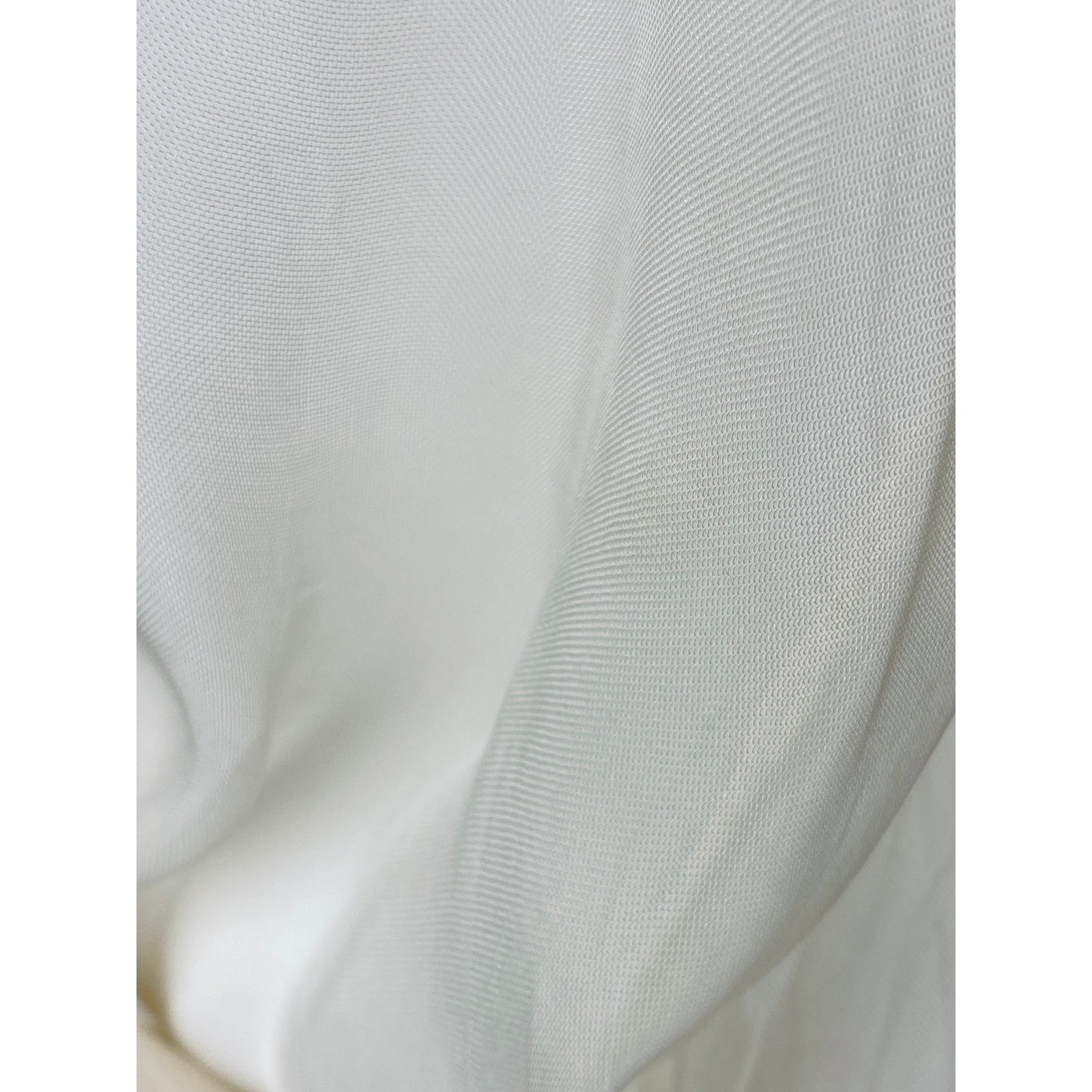 Vintage 1920s White sheer Flapper Dress Drop Waist Floral Net Lace short sleeve