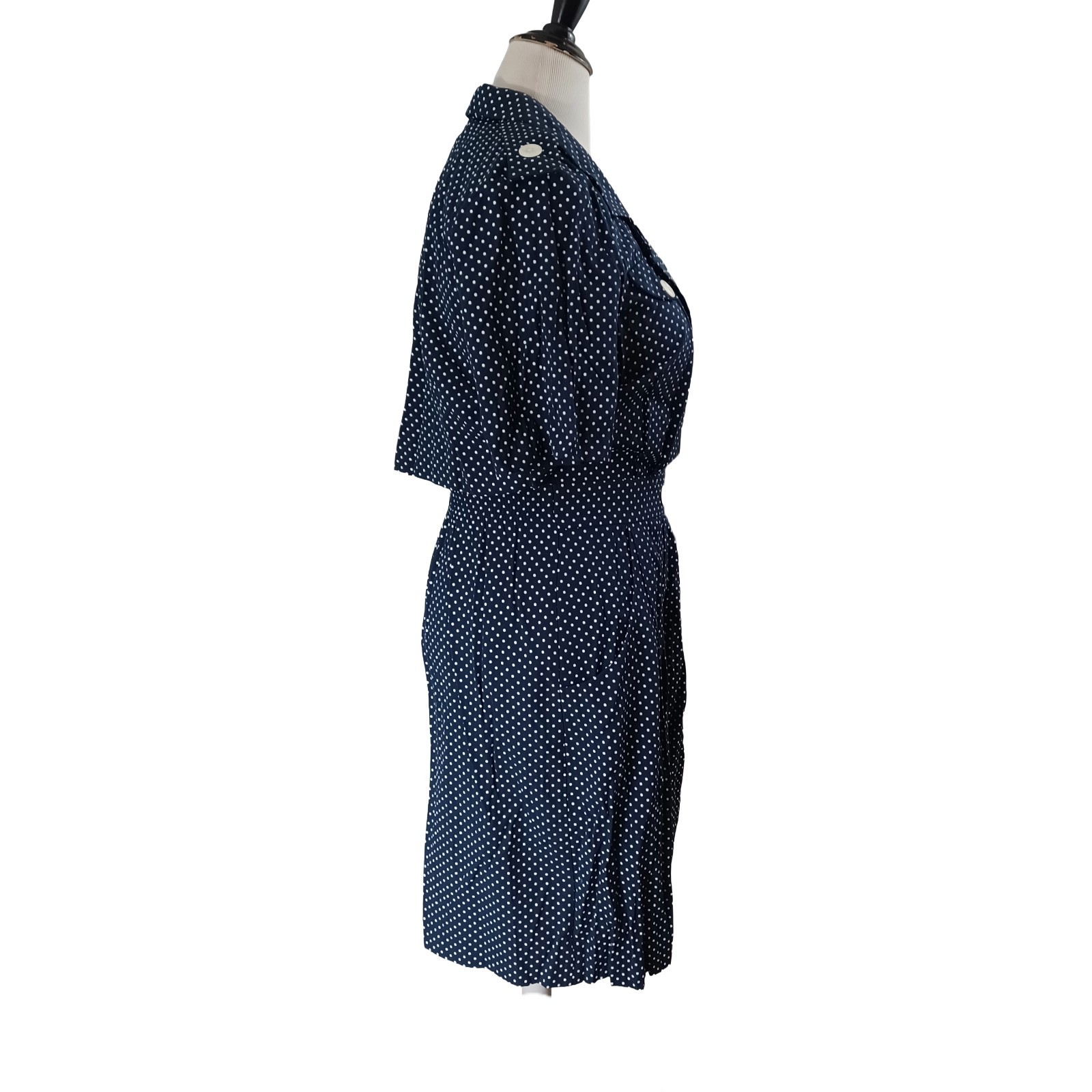 VINTAGE 90’S KATHIE LEE POLKA DOT ROMPER/DRESS SIZE 12