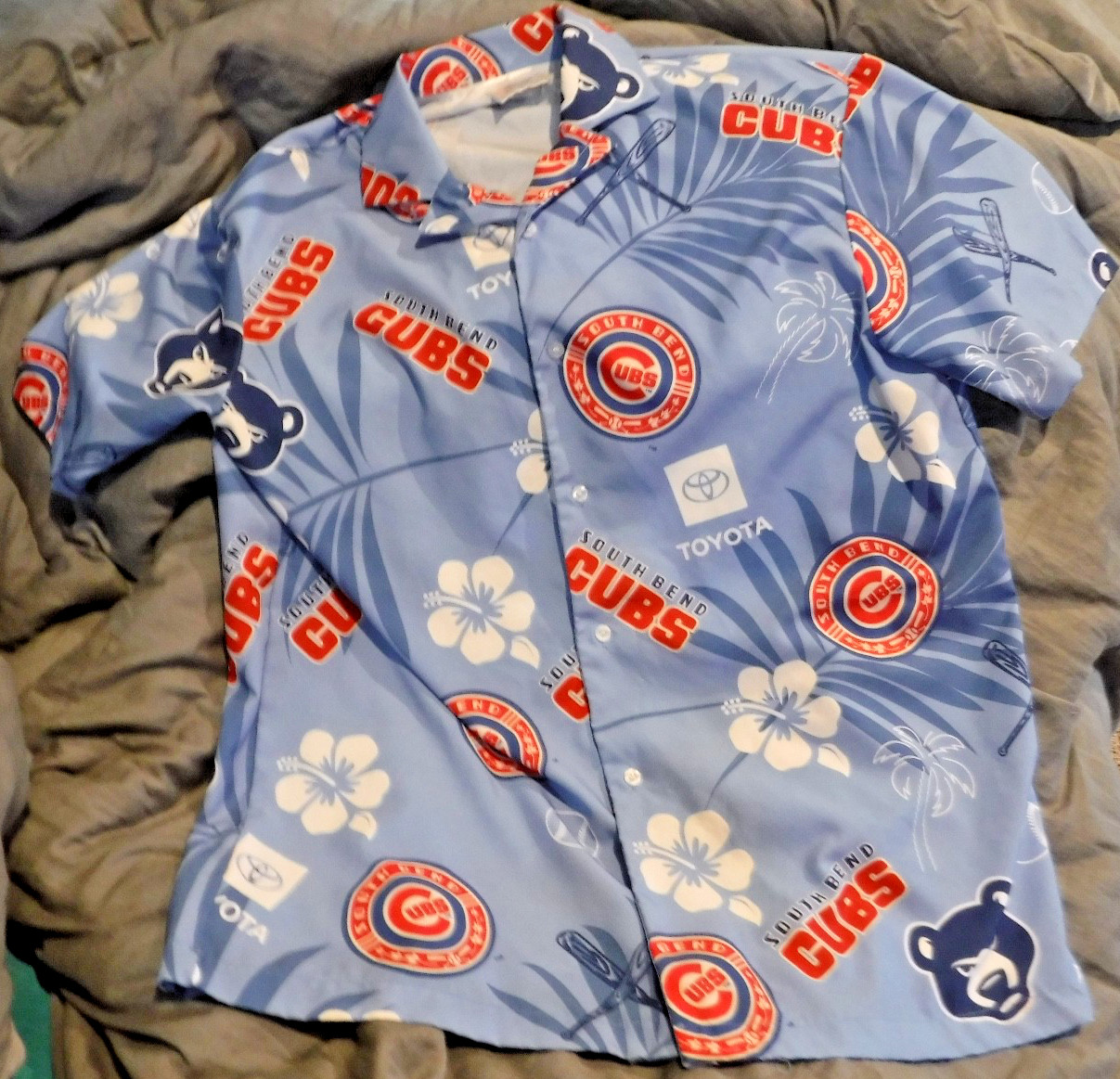 Chicago Cubs SOUTH BEND TOYOTA SHIRT MEN XL VINTAGE by APC BASEBALL HAWAIIAN