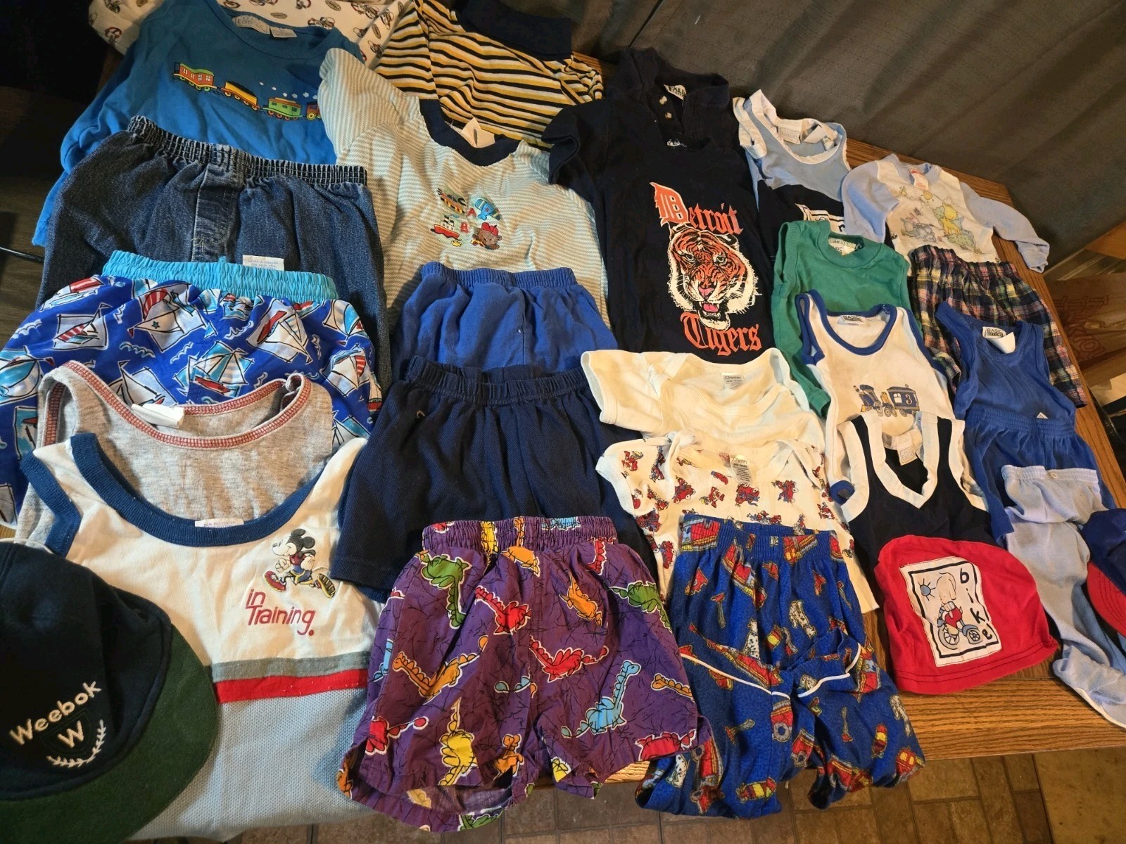 vintage children’s clothing/resellers Lot/1980s-1990s/Shorts/Shirts/Hats/pants