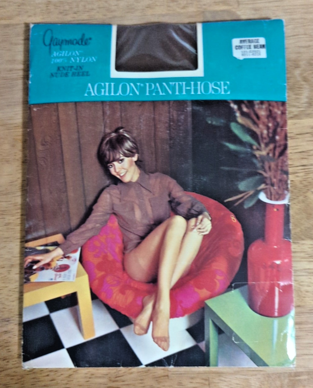 Gaymode Agilon Panti-Hose Vintage Stockings Nylons Pantyhose AVERAGE COFFEE BEAN