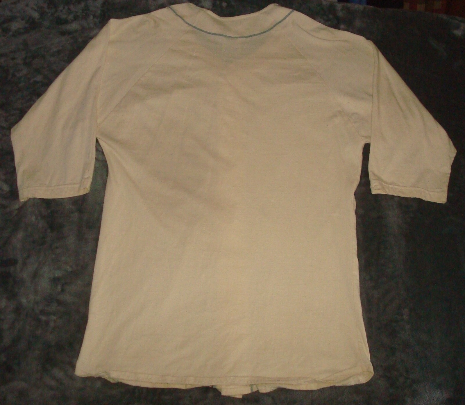 VTG 90s X BASEBALL JERSEY RUSSELL ATHLETIC HIGH COTTON USA LARGE MALCOLM BUTTONS