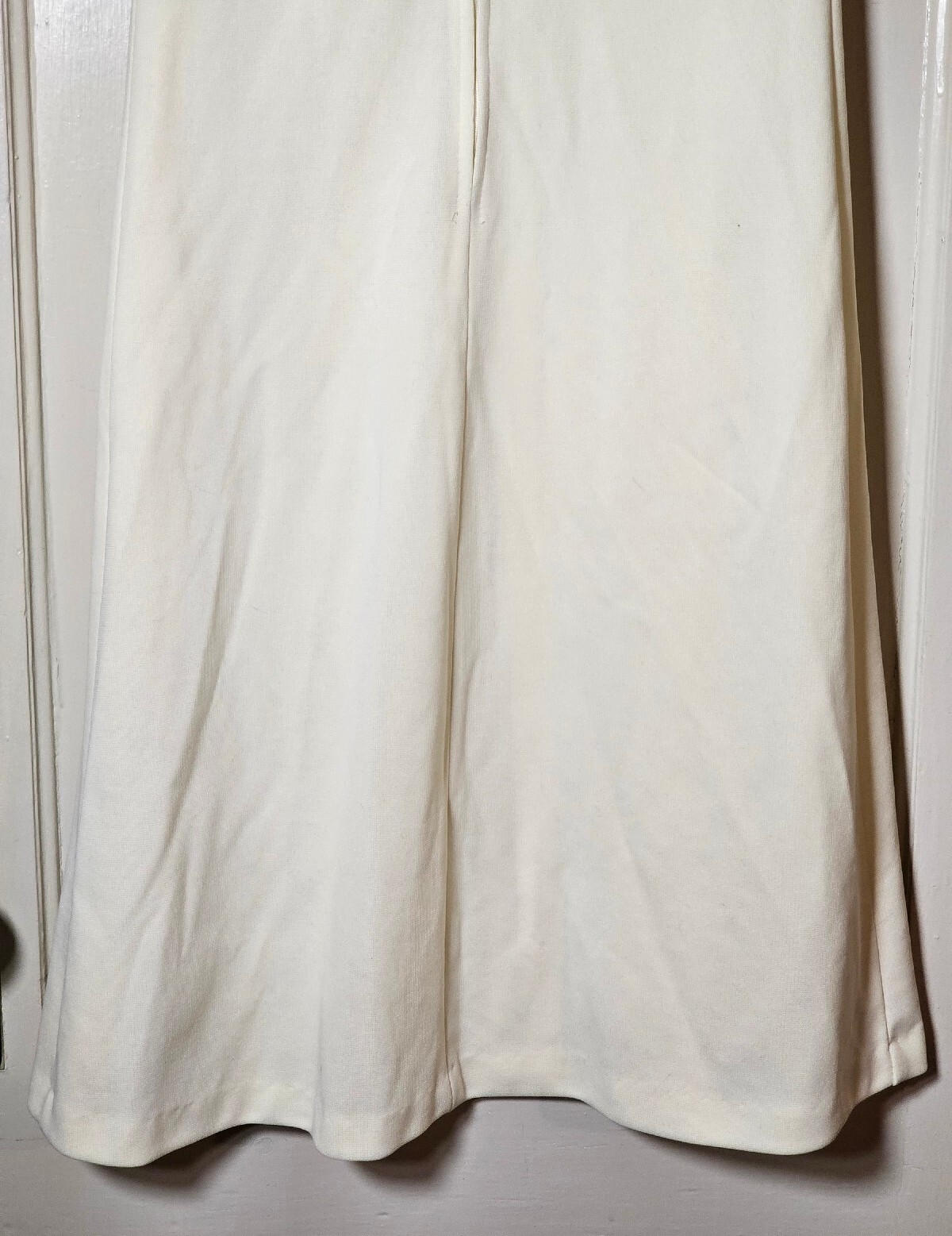 VTG 70’s Diane Young 2-pc. Dress Jacket Women’s Size 10 Ivory Mesh A-Line Career