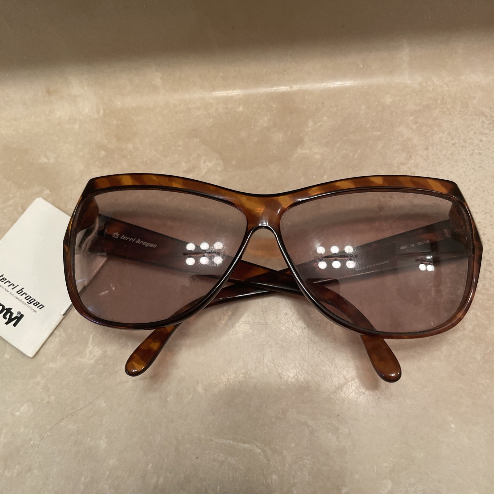 Vintage Terri Brogan original sunglasses. From1980/90.Old Stock .Brand New #8693