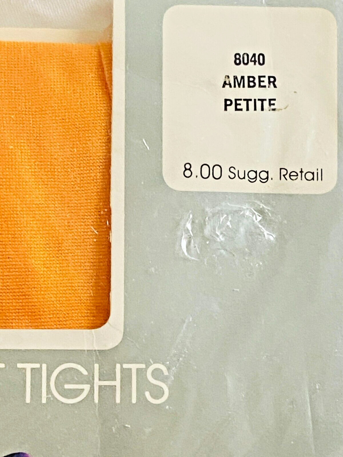 Vintage Lady Wilson Footed Tights ~ Bright Gold Shiny Nylon Spandex ~ sz Petite
