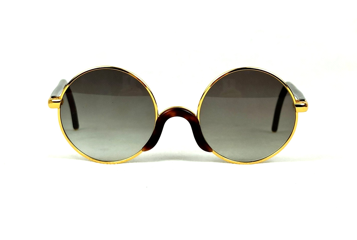 ICONIC GFF2 ROUND SUNGLASSES GIANFRANCO FERRE VINTAGE ITALY 80s OUTDOORS MEN