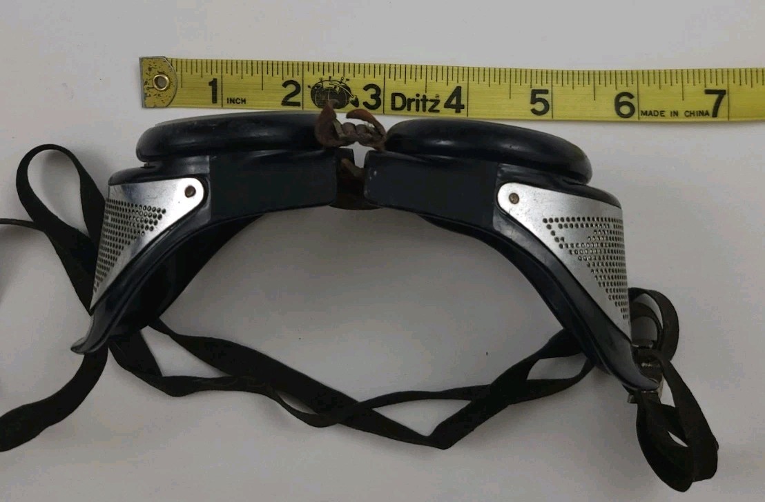 Antique Vintage Rare Safety Goggles Side Shields USA Service Station Utility