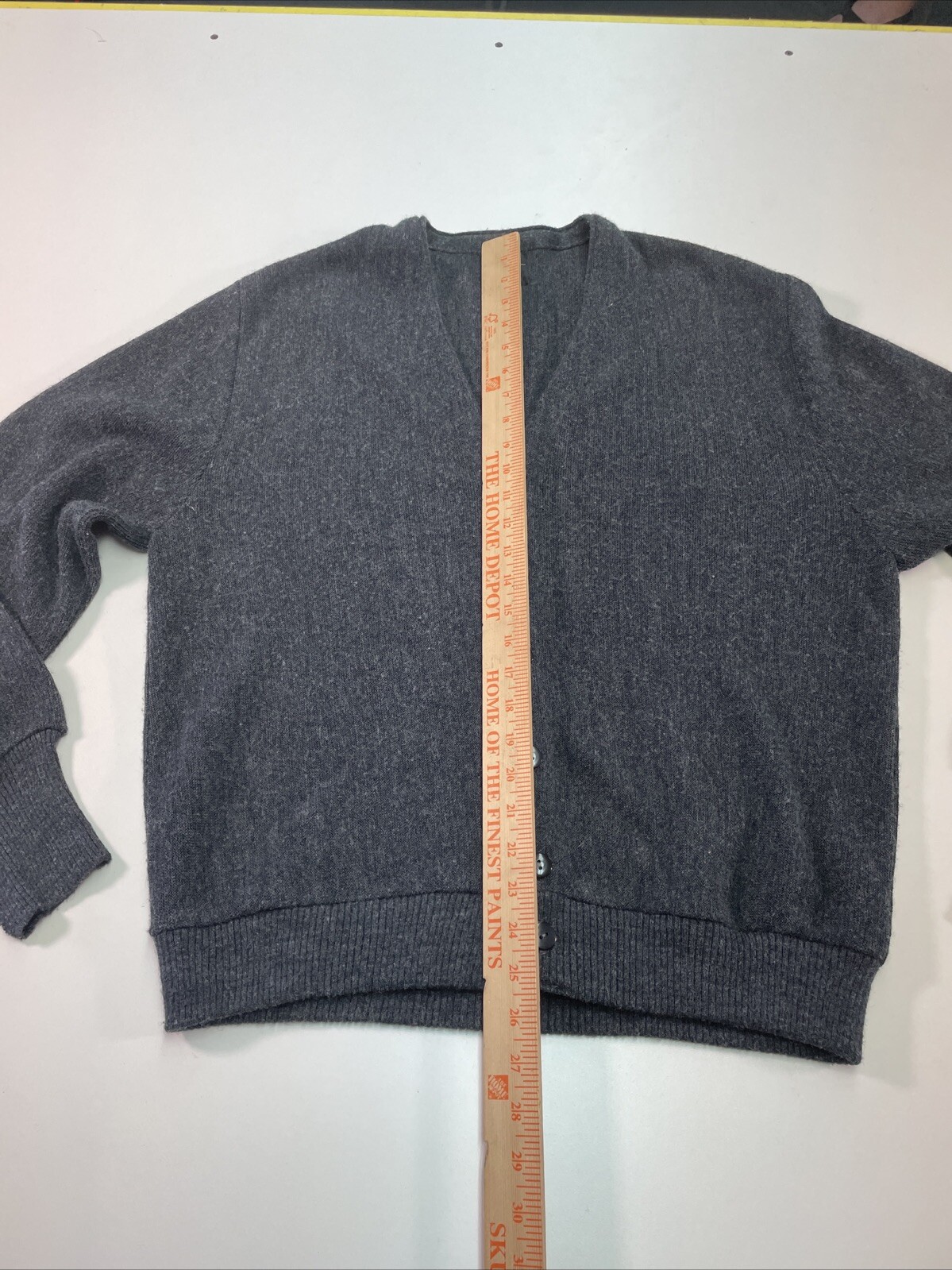 Vintage Arnold Palmer by Robert Bruce Cardigan Sweater Men’s Large Acrylic Gray