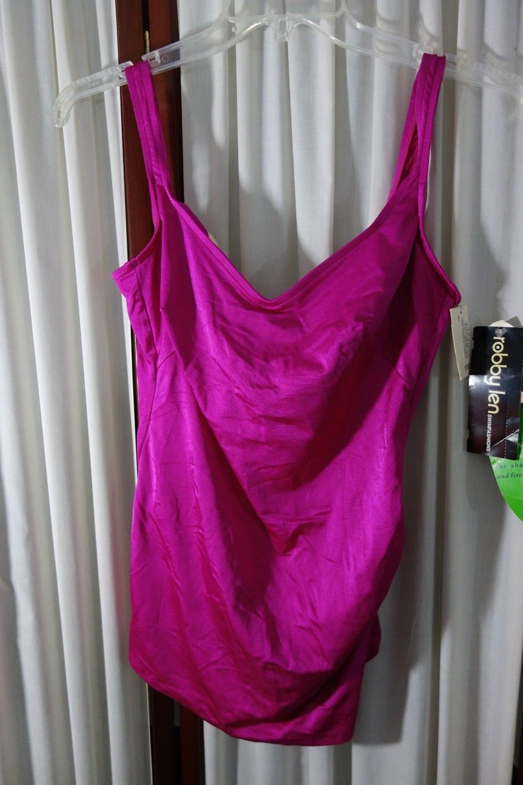 1960’s Bathing Suit by Robby- Med- Raspberry Pink- MWT- STUNNING & SEXY- SALE