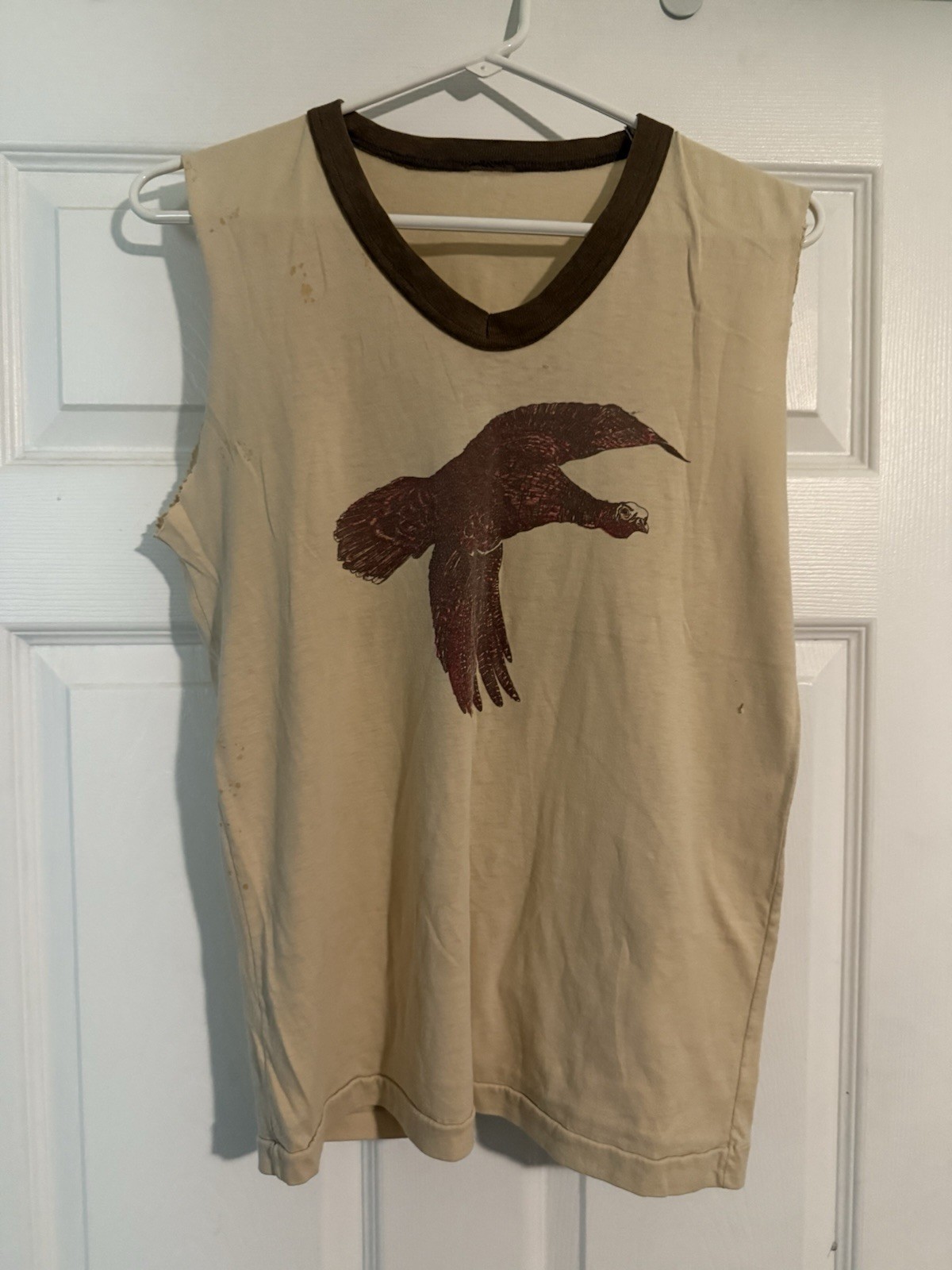 Vintage Sleeveless Shirt Wild Turkey Size Large