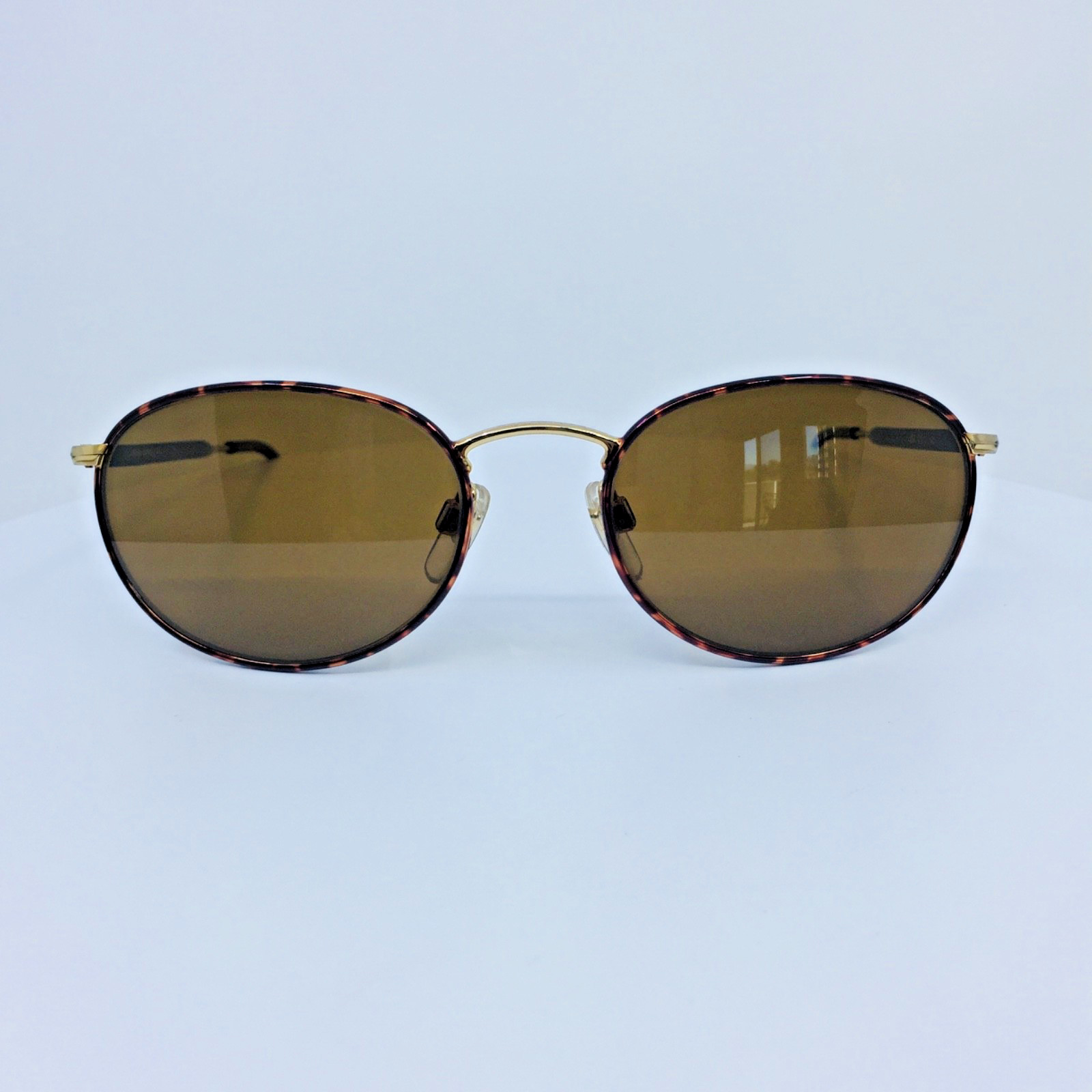Vintage Giorgio Armani Sunglasses GA 653 C. 721/47 Tortoise & Gold 54-19mm Italy