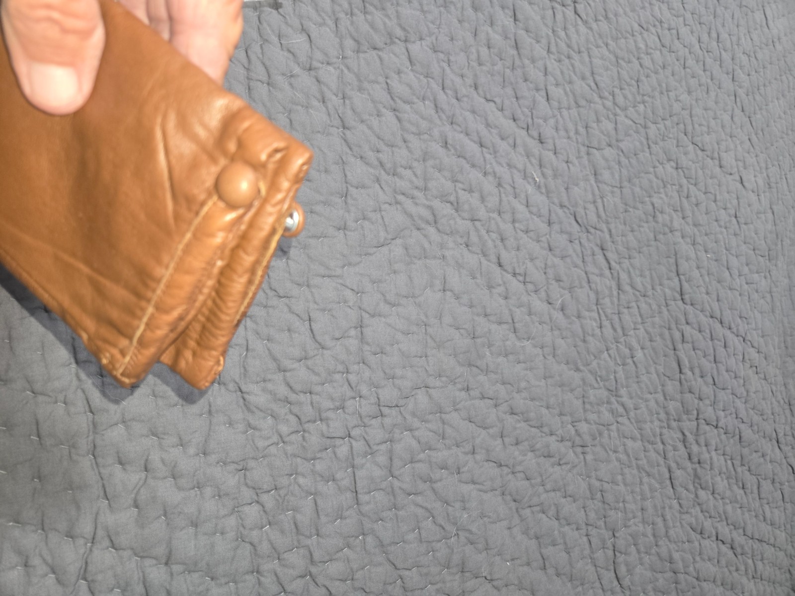 Vintage, NWT, Alexander’s Womens Brown Leather Gloves, Lined sz Large – Germany
