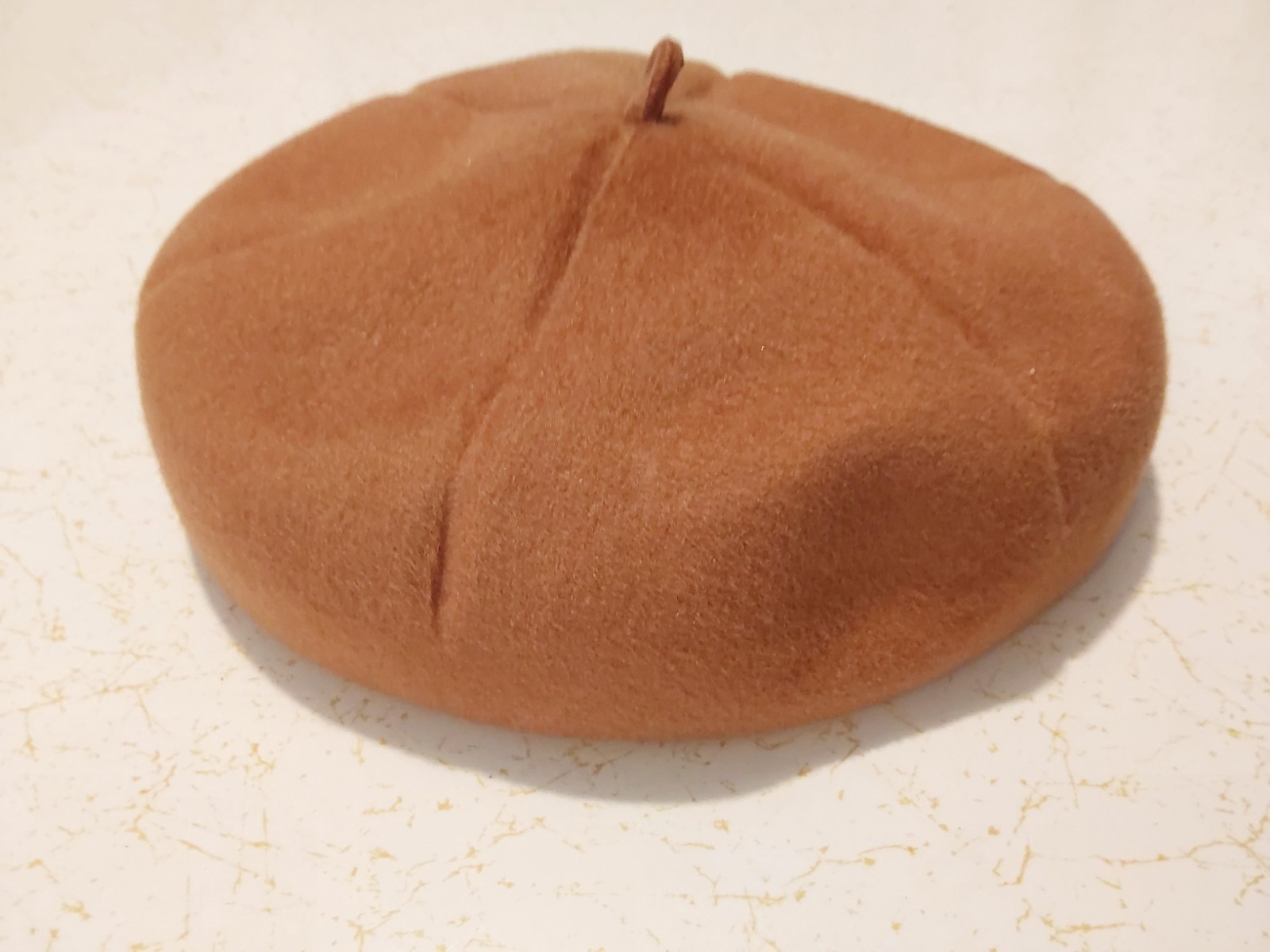 Vintage Merrimac HAT Corp. TAN BEANIE WOOL CAP “JANIE”