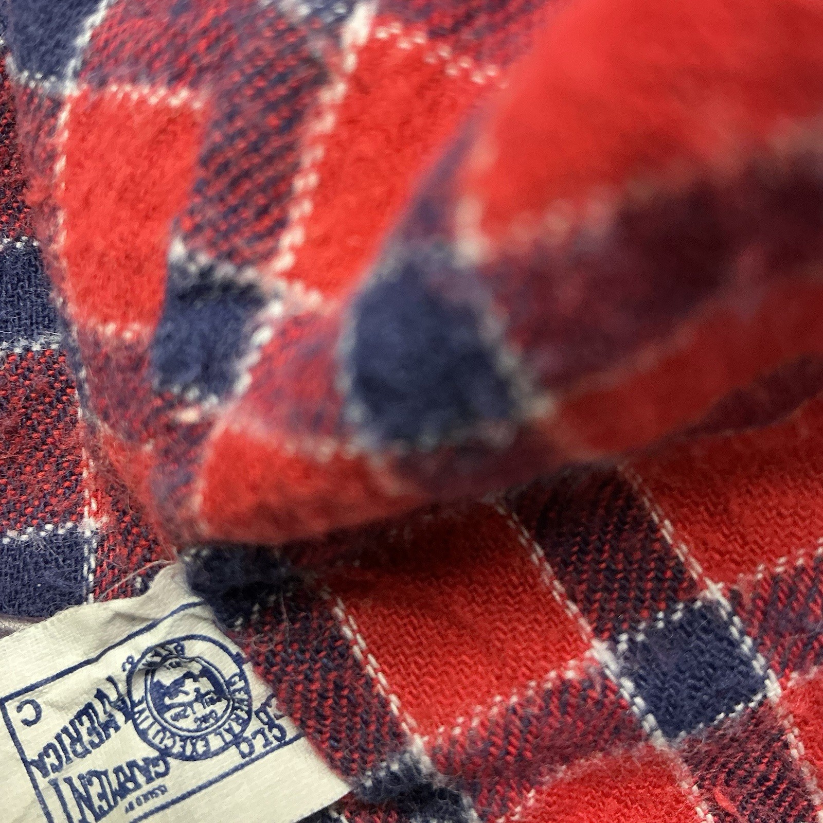 Vintage Oshkosh B’gosh 90s Flannel Lined Denim Trucker Jacket USA 12-18 Mos