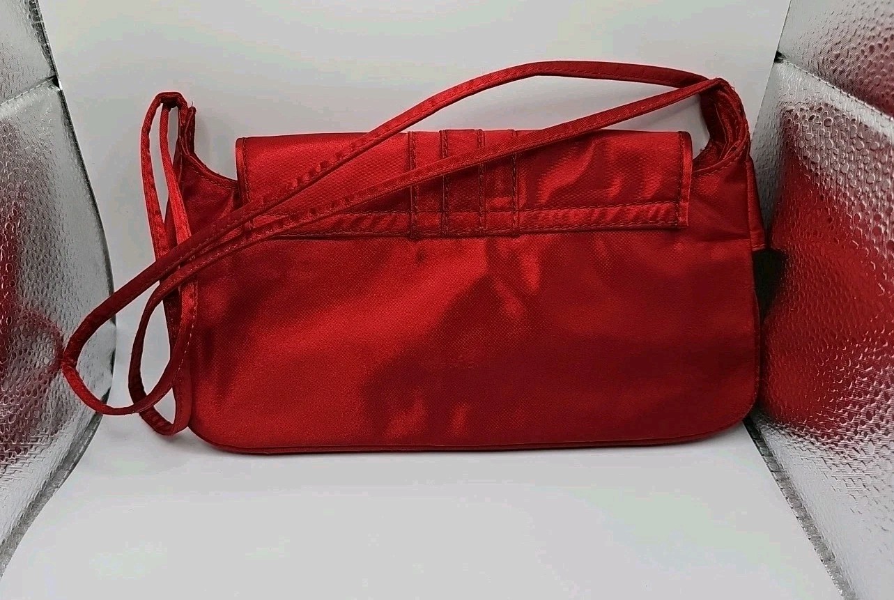 Vintage Tommy Hilfiger Red Evening Bag Approx 10×6