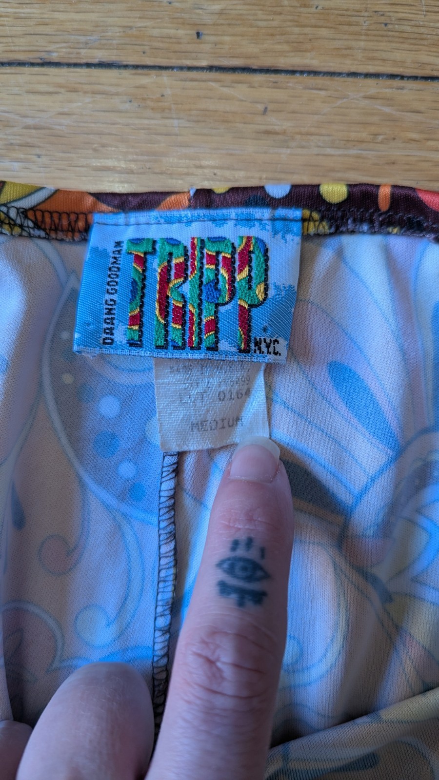Vintage 90’s Tripp NYC Rare Psychedelic Paisley Wide Leg Pants