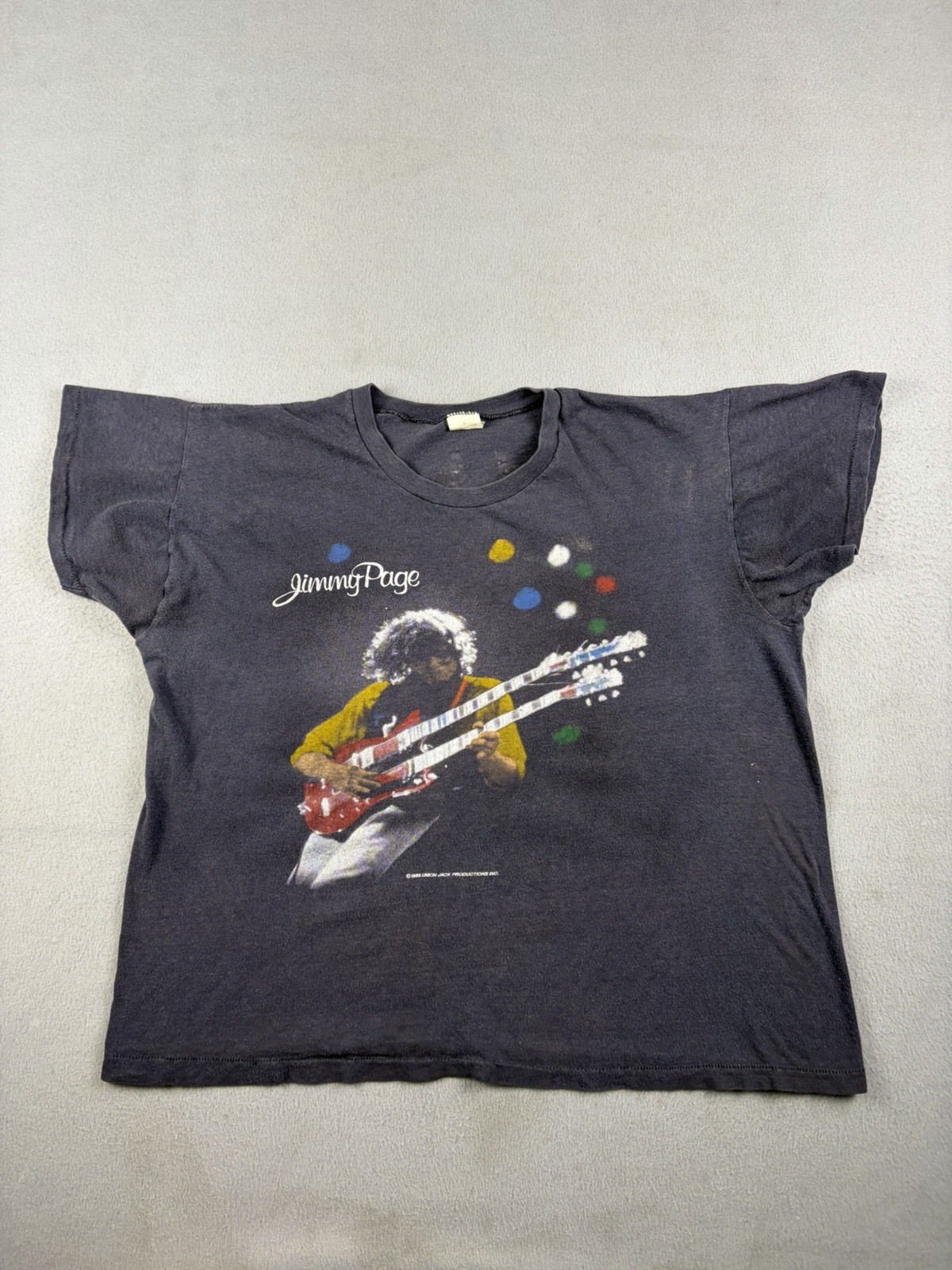 Vintage The Firm Jimmy Page Shirt Fits Boxy Small Led Zeppelin Paul Rodgers 80s