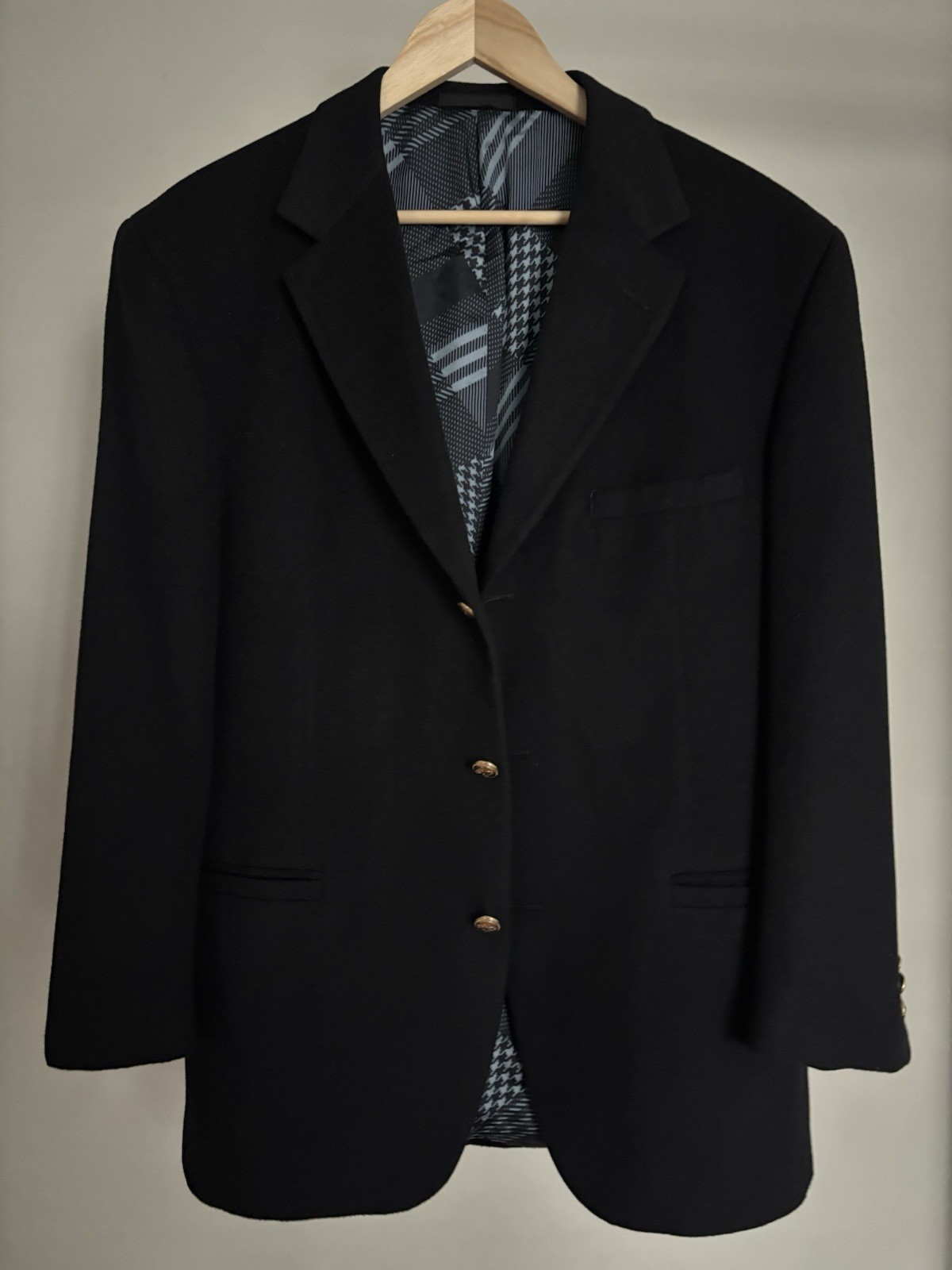 Versace Classic V2 Midnight Blue/Navy Wool Blazer 42R Men’s Ermenegildo Zegna