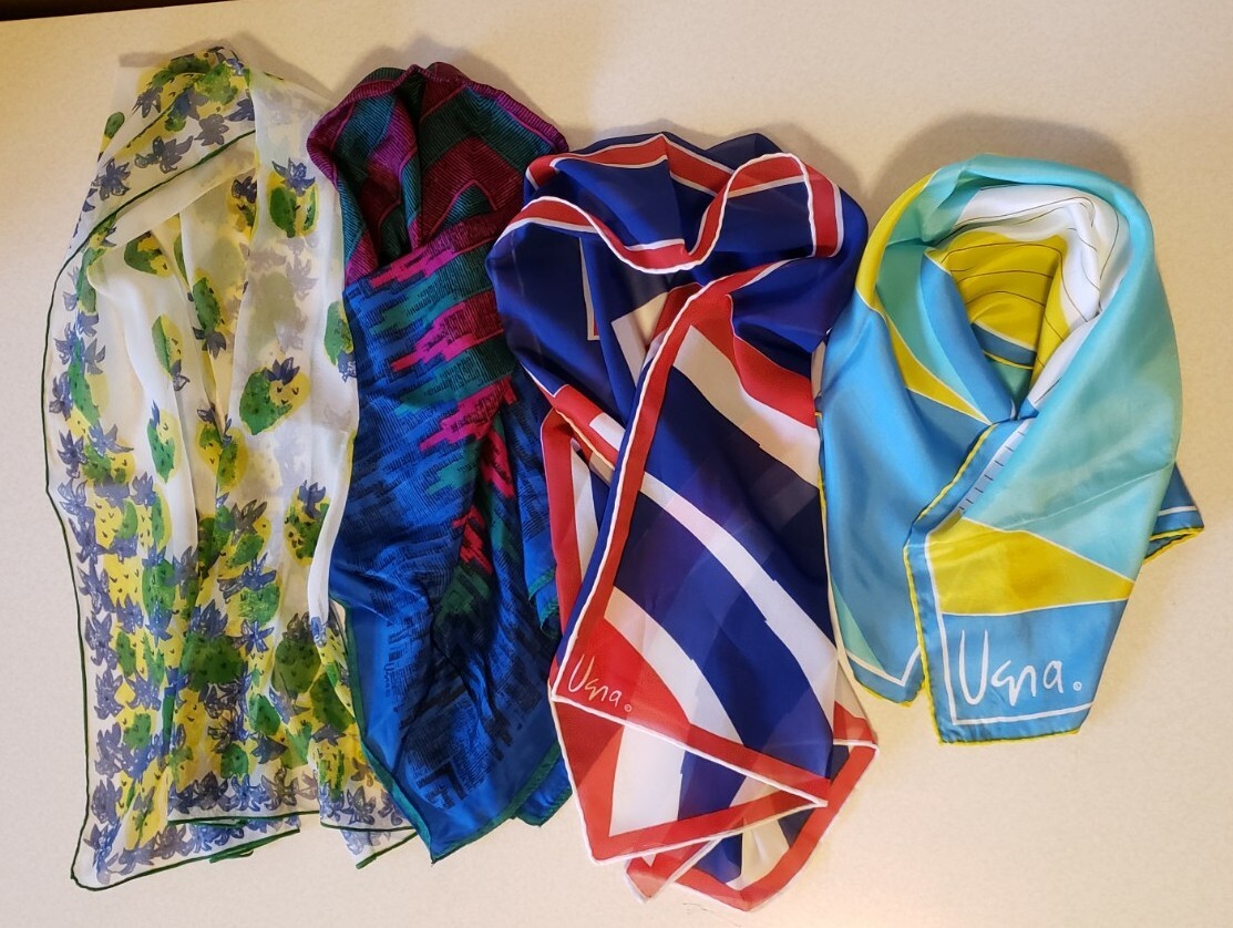 Vintage Vera Neumann Scarves~Oblong~Square~Flowers~Geometric-You Choose