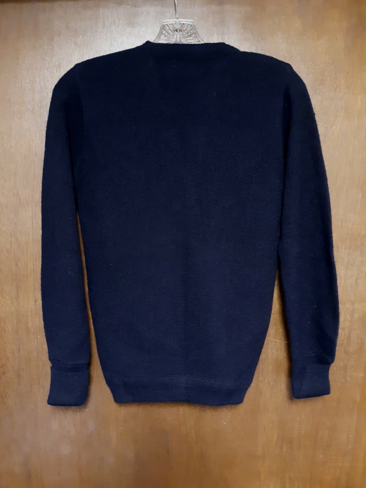 Vtg 70’s Navy Blue Lady Pickering US Open Pebble Beach Golf Sweater SZ S