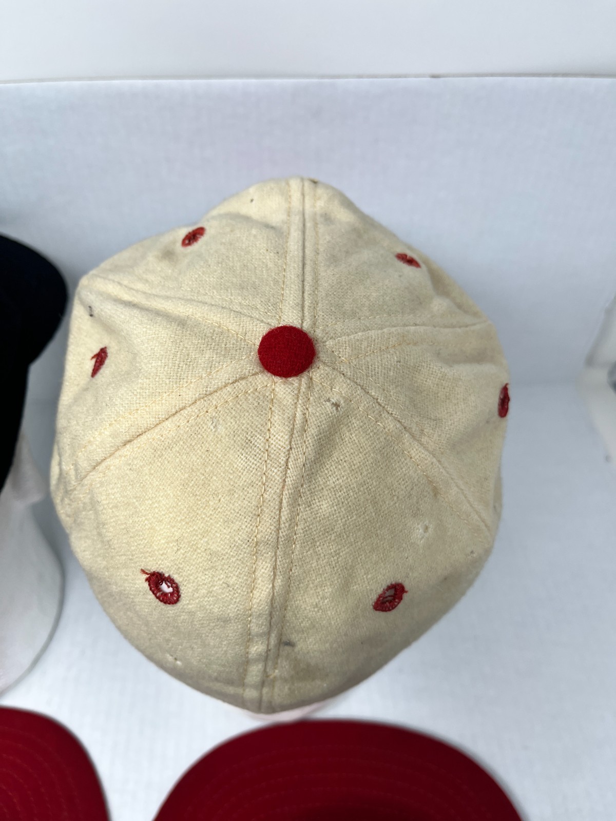 50s Baseball Cap Youth Local Boosters Pony League La Mirada Ca. By FunKap Wool