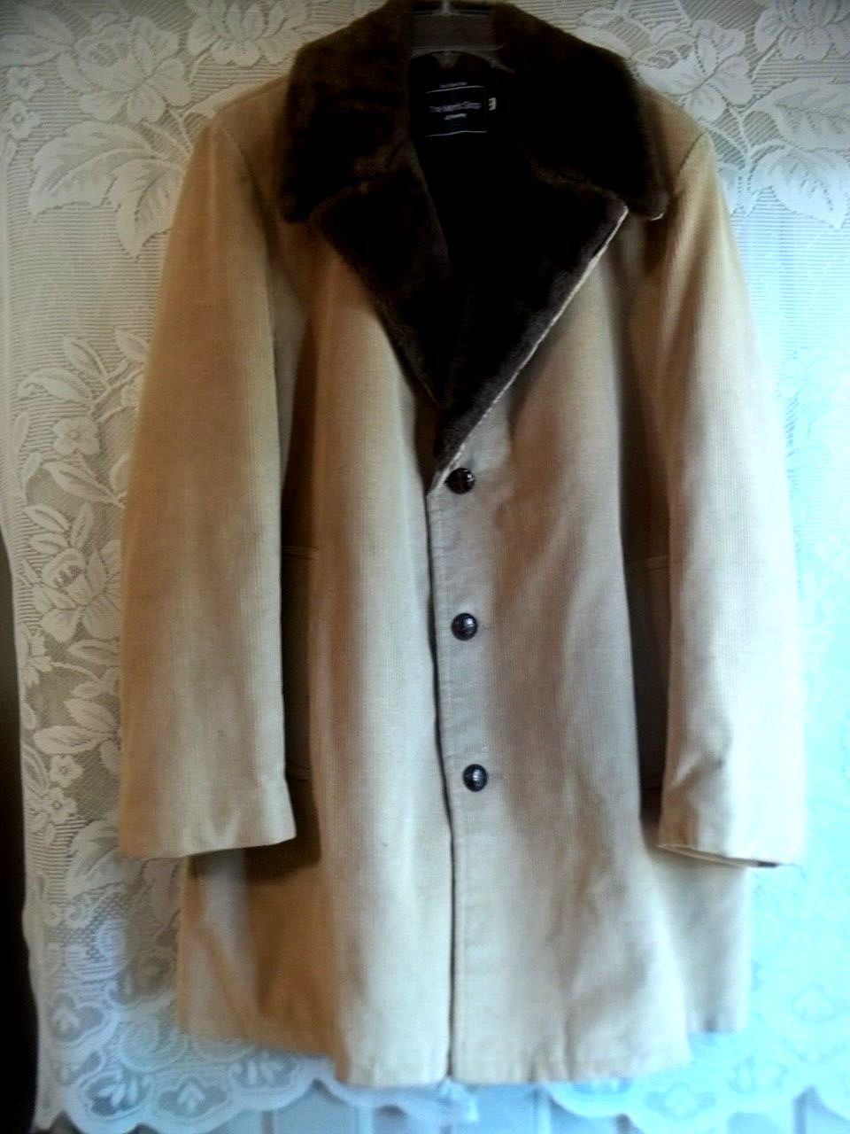 Vintage JC Penny The Mens Shop Cordurey Coat Size 44