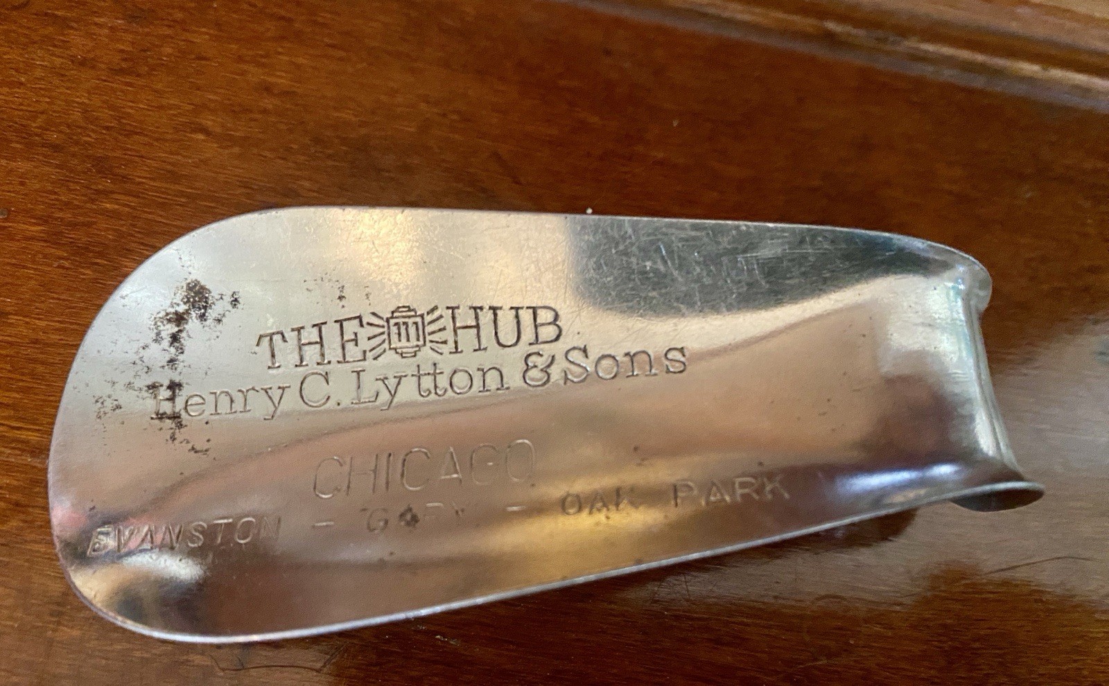 VTG SHOE HORN – The HUB- Henry C Lytton & Sons Chicago ORIGINAL 1930s EXCLT cond