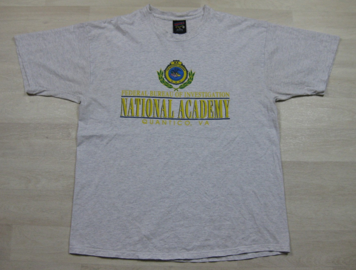 Vintage 90s Soffe FBI National Academy T-Shirt Men’s (XL) Quantico Virginia