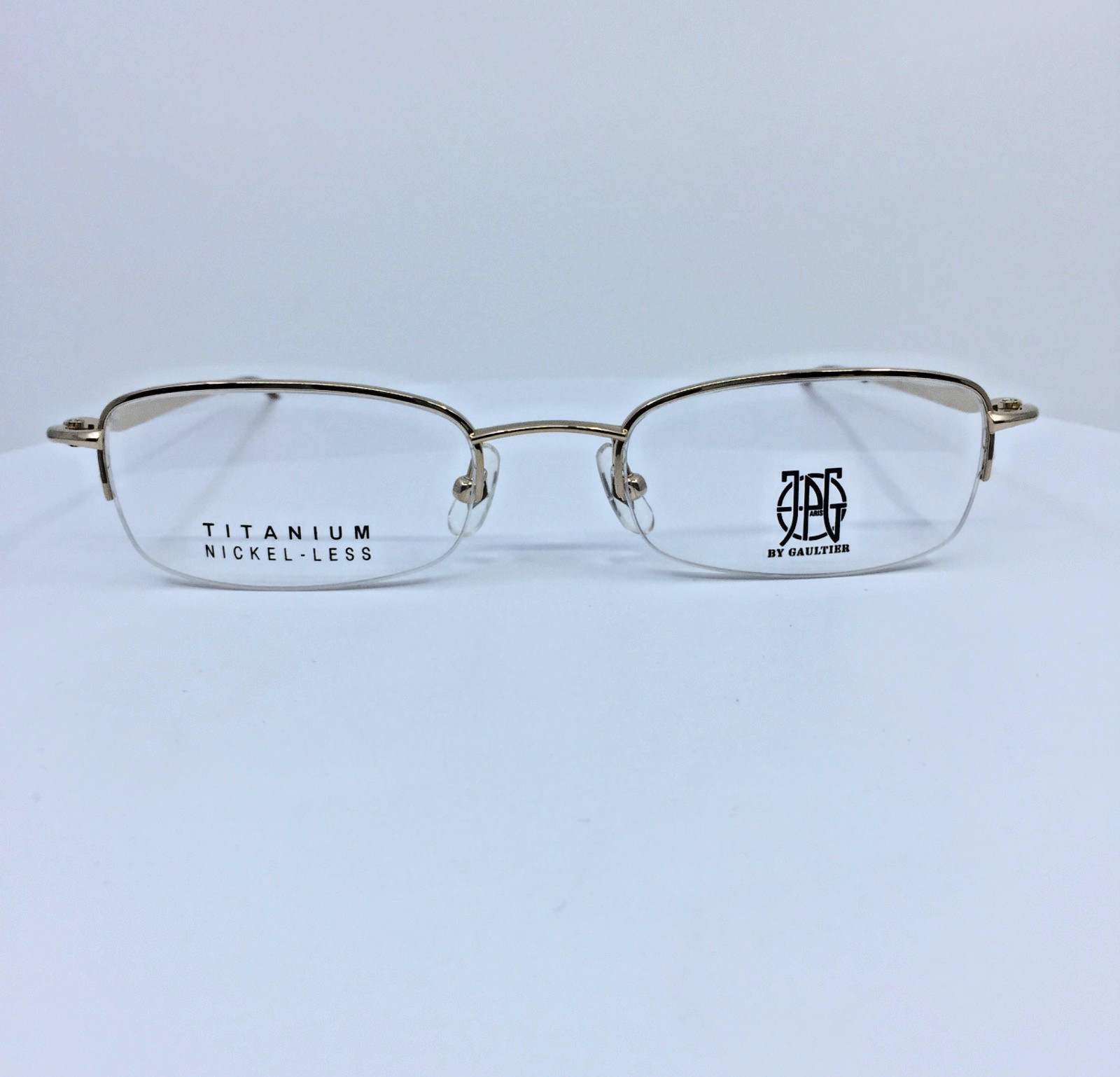 New Vintage JPG by Gaultier JPG 57-0030 Eyeglasses Titanium-P C. Shiny Gold 49mm